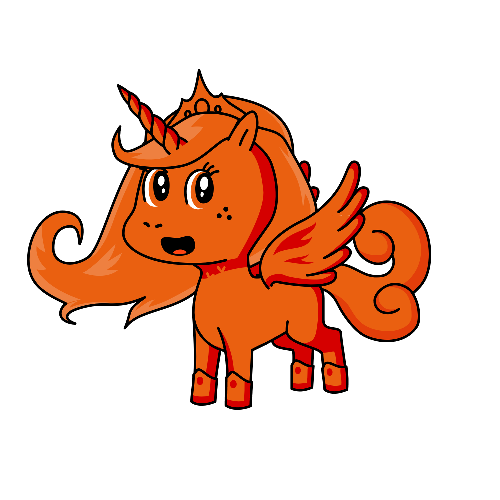 orenge, the unicorn