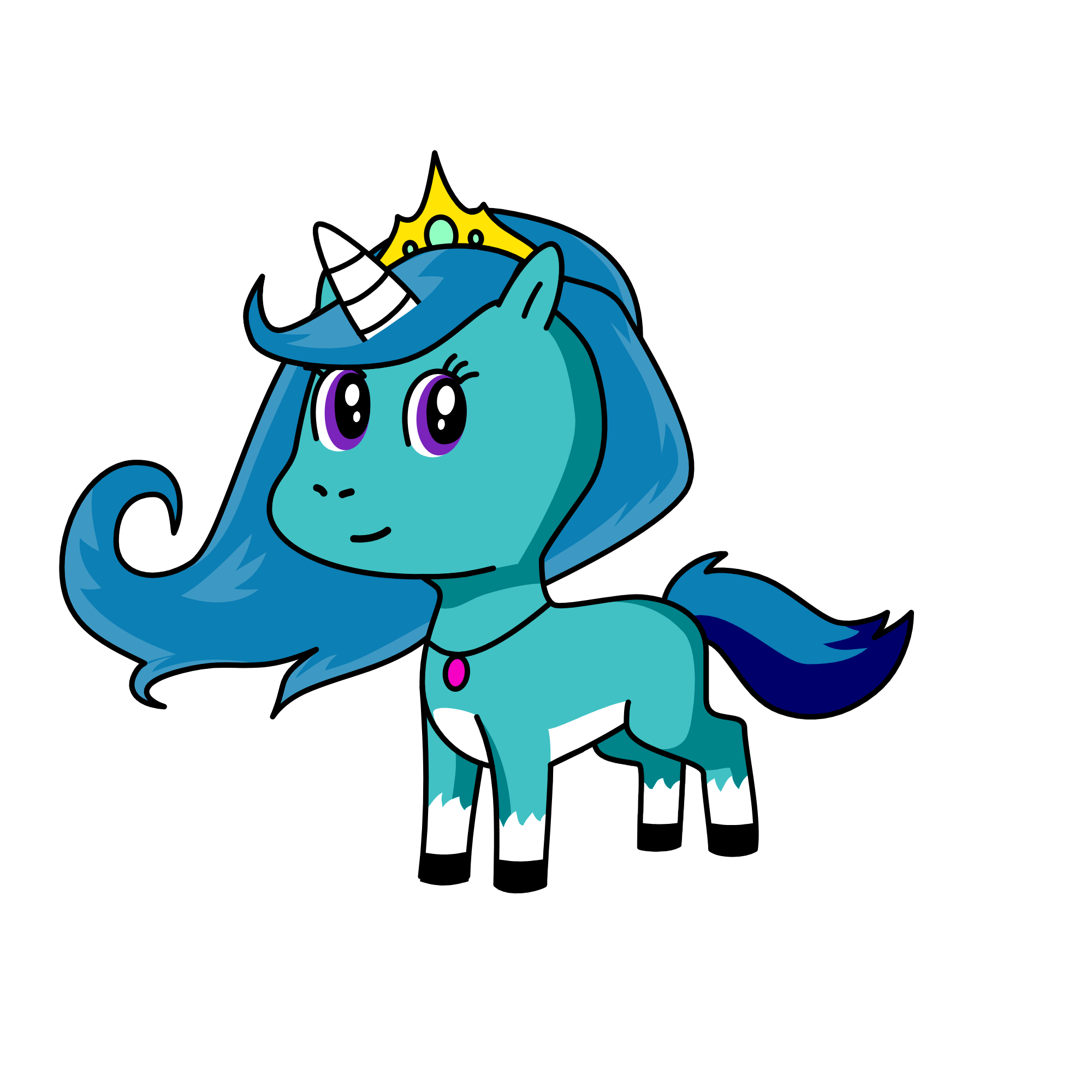 cream coockie, the unicorn