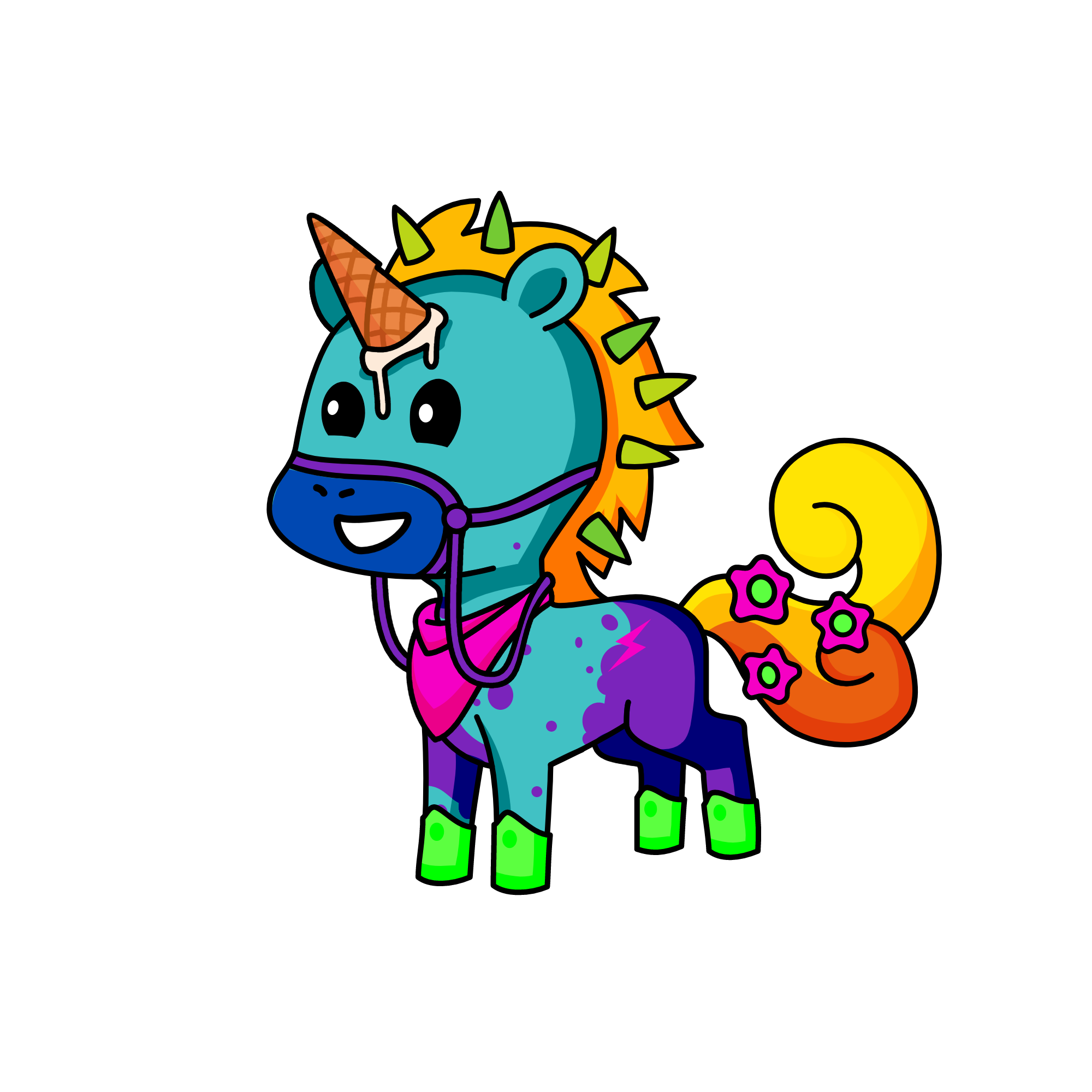 Crazy Quinn, the unicorn