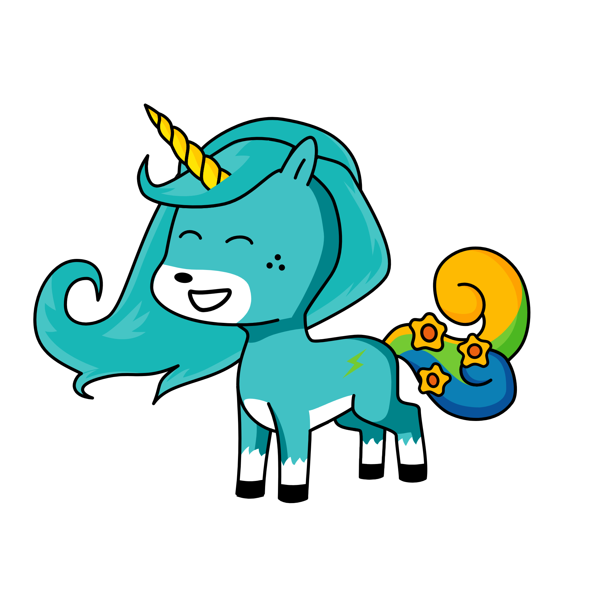 ...................................................................................................., the unicorn