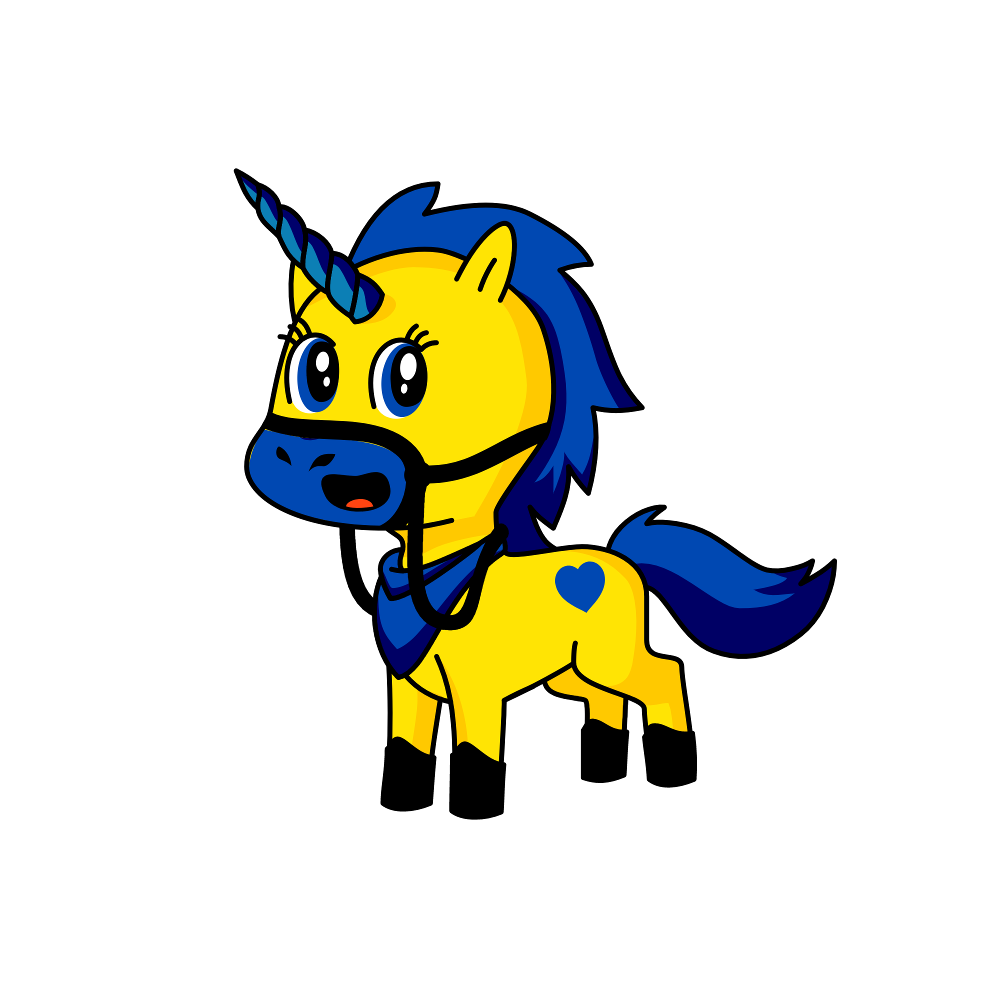 Jesus in a horse, the unicorn