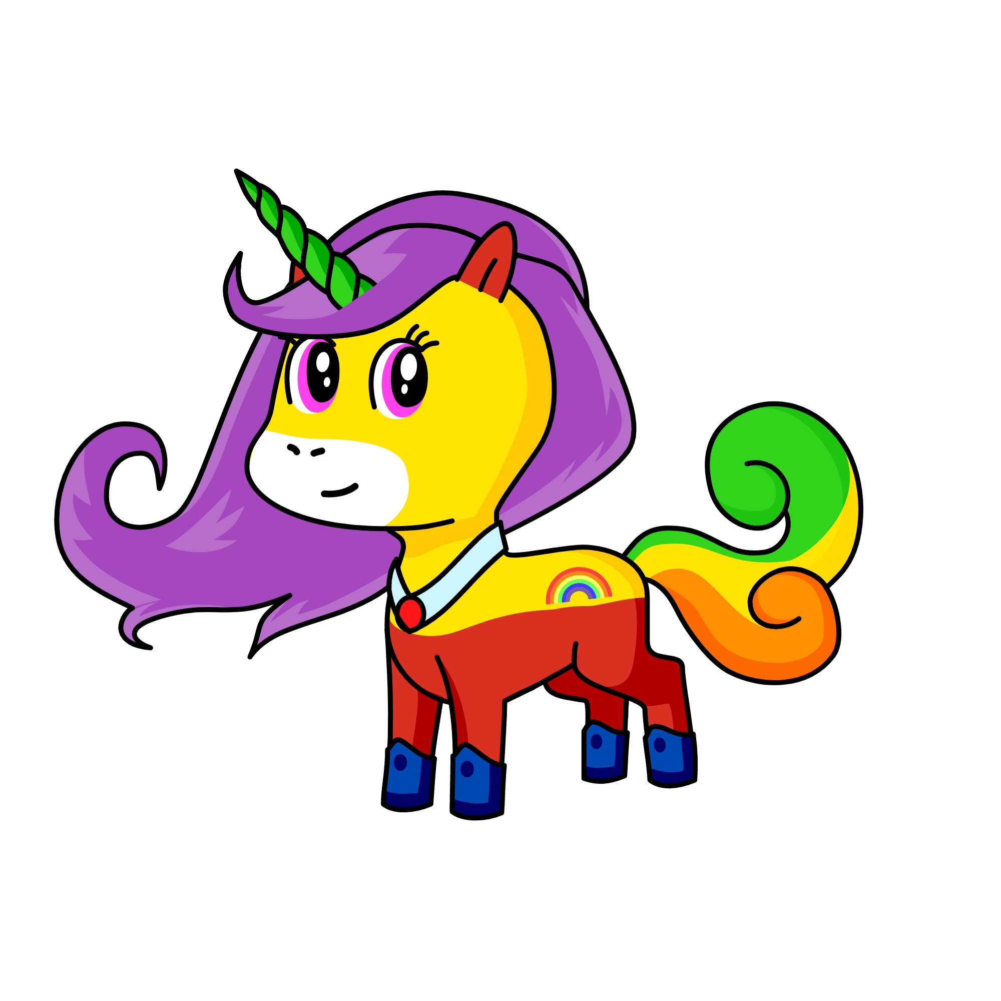 drae34r6tf, the unicorn