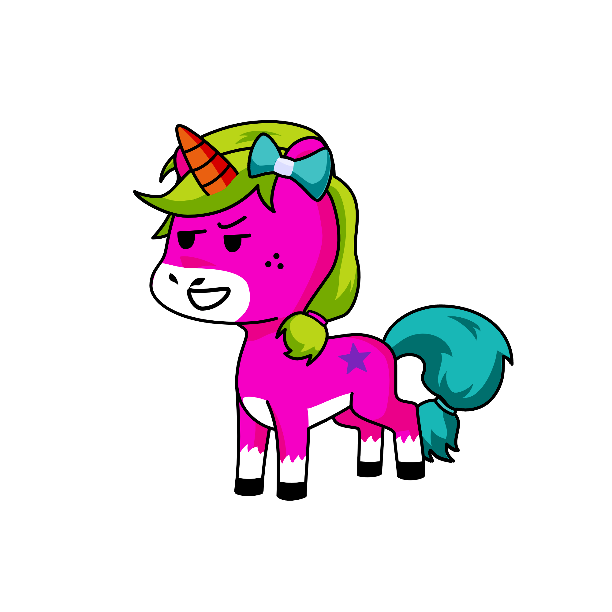 Carrot head, the unicorn