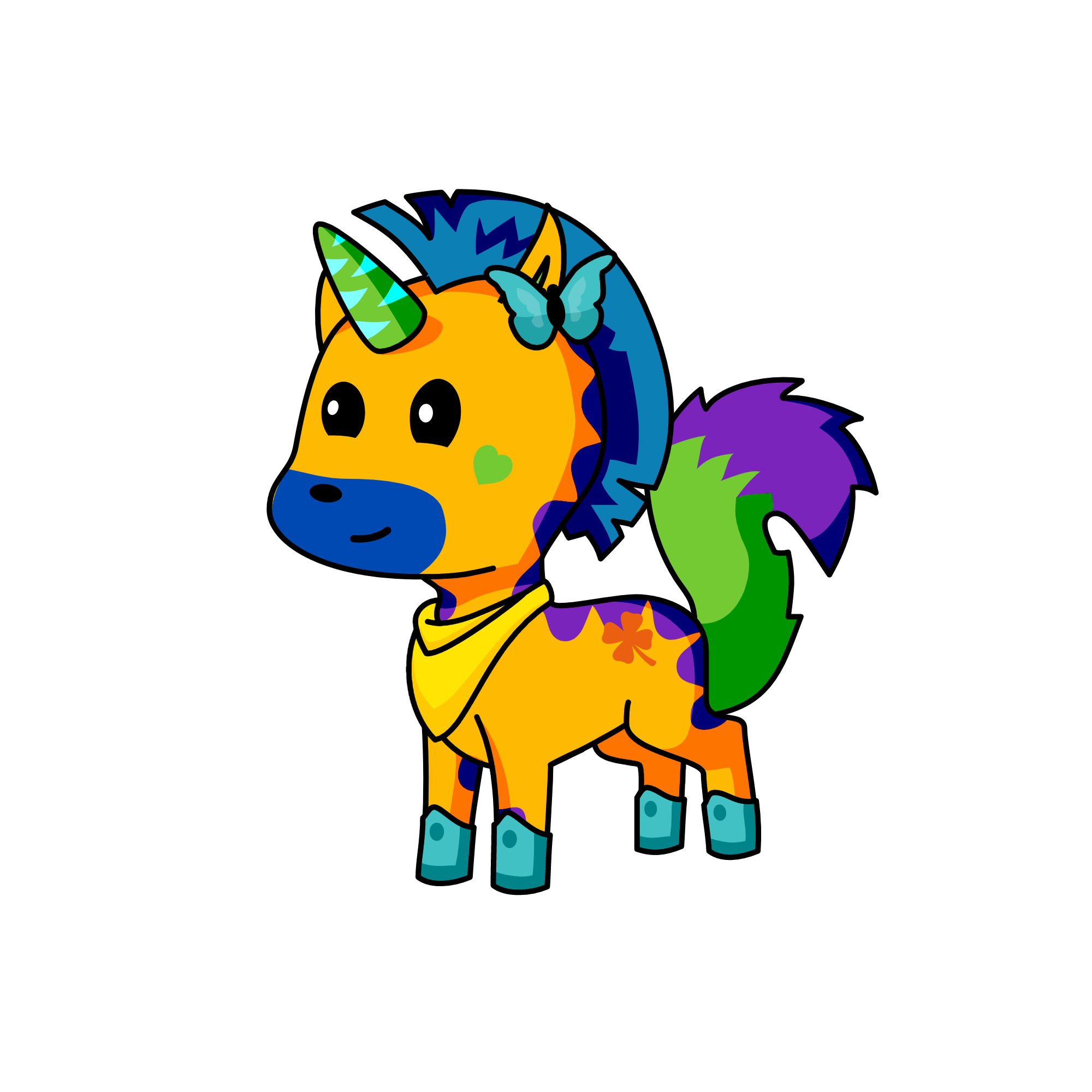 h, the unicorn
