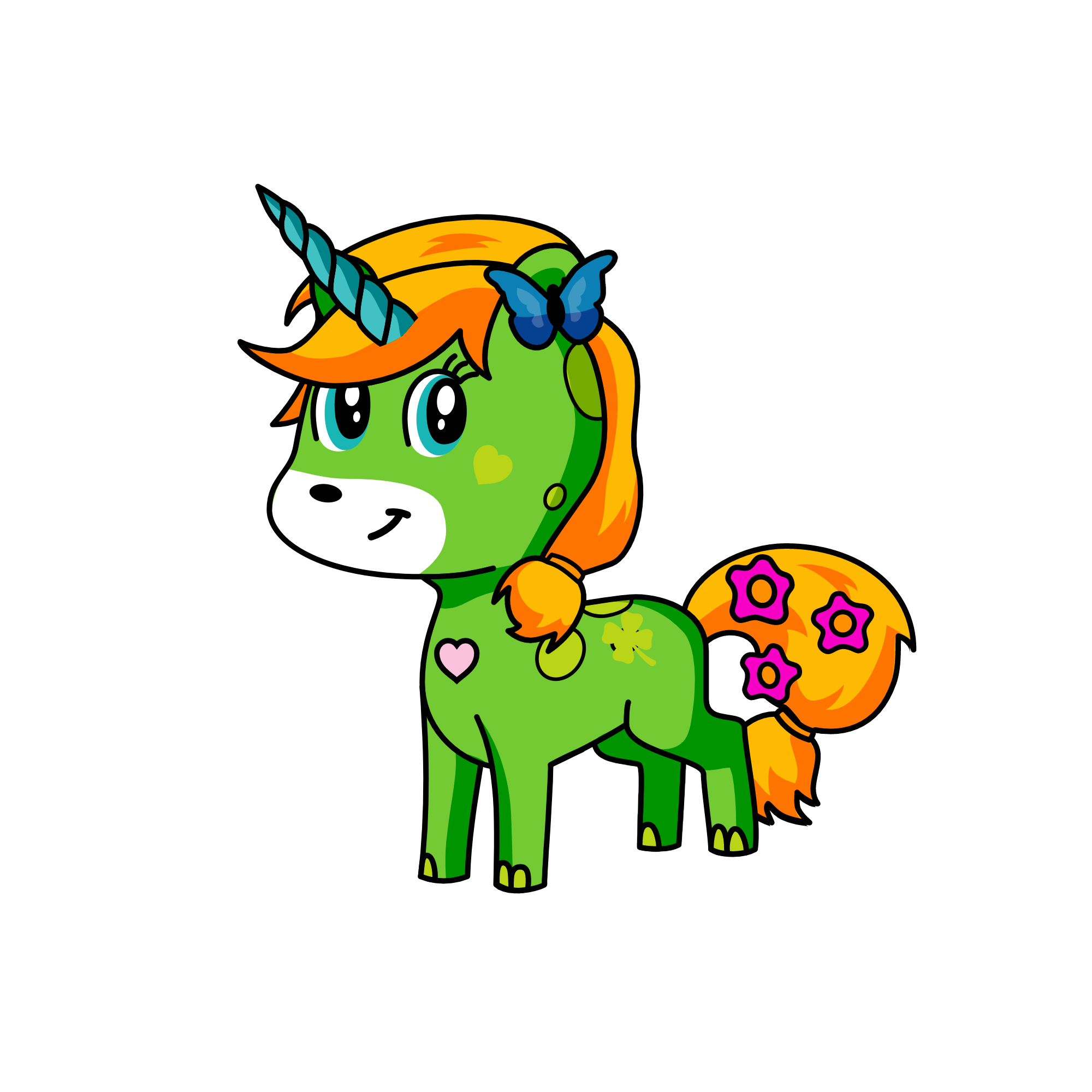 Clover, the unicorn