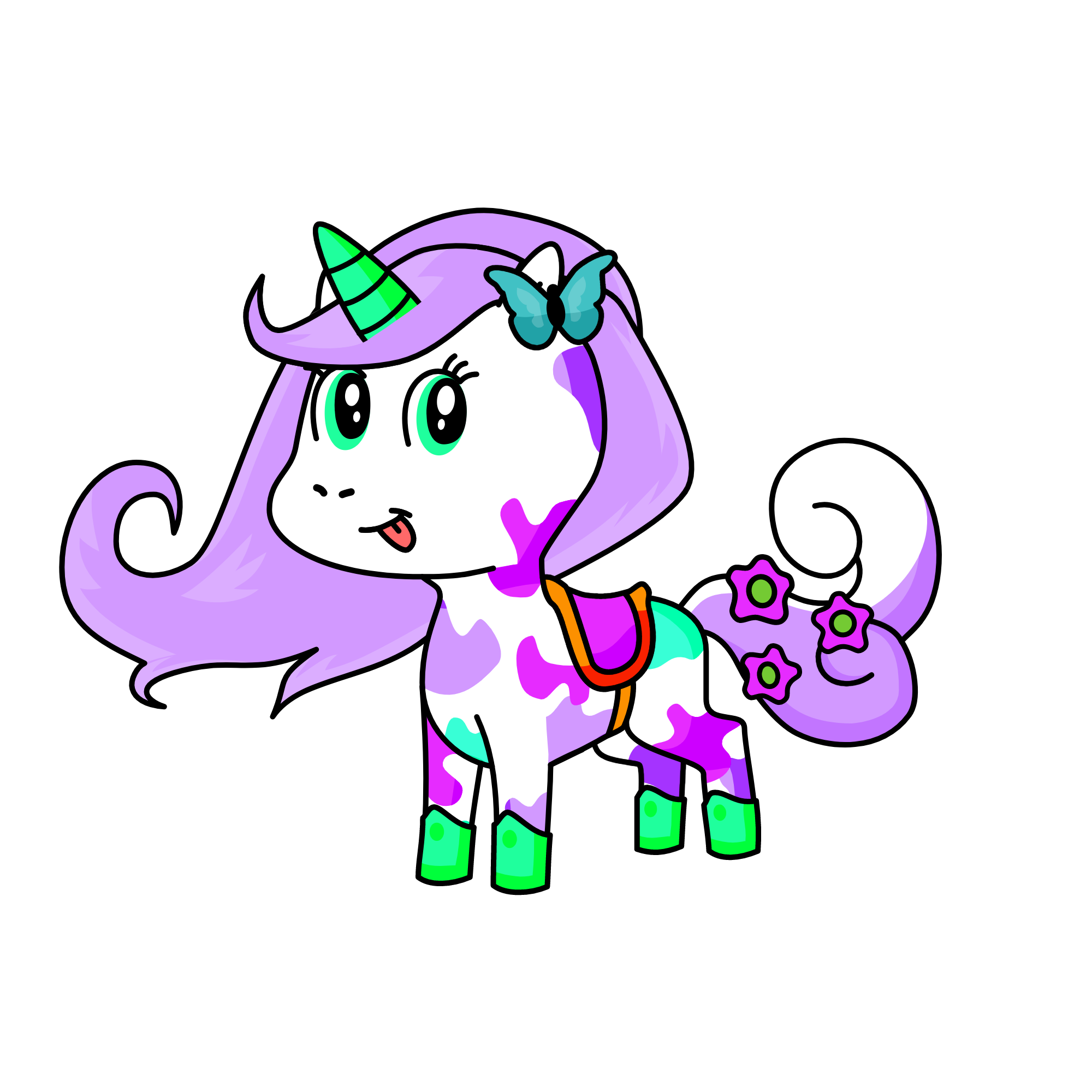 plum pudding!, the unicorn