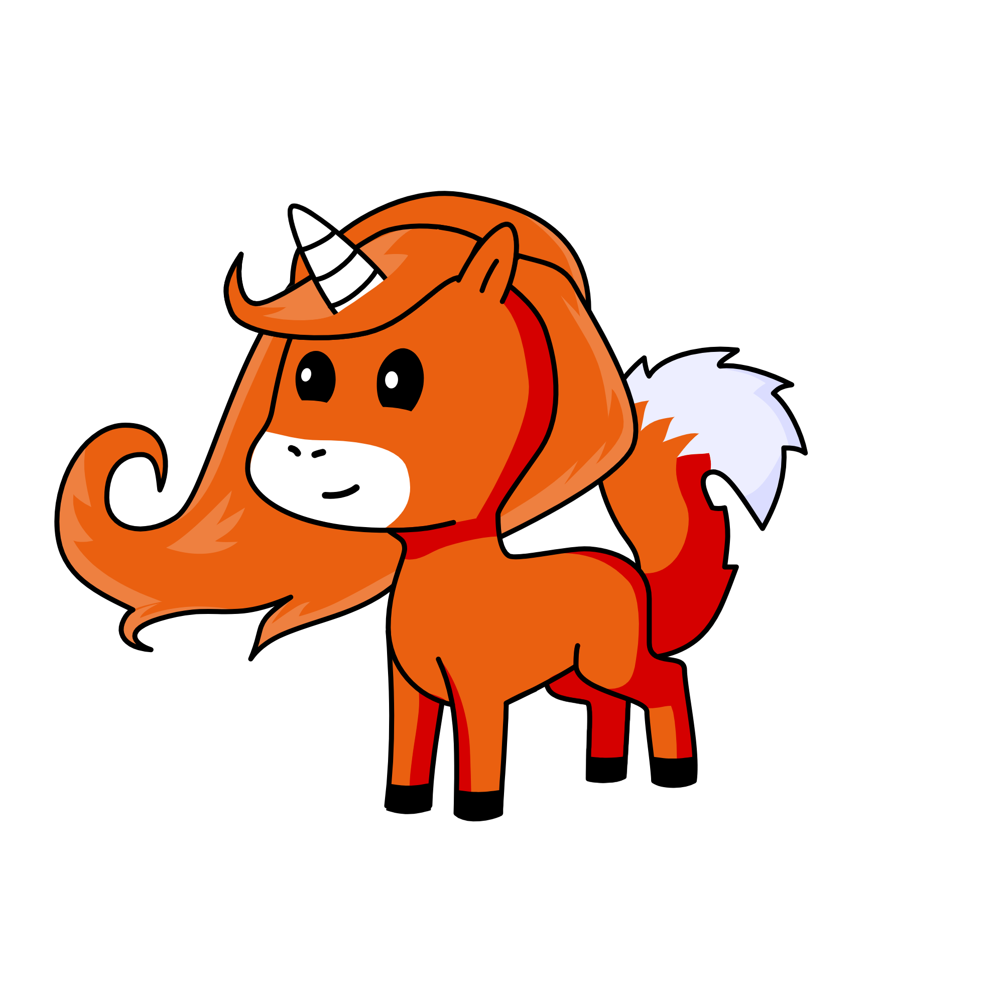 Foxie, the unicorn