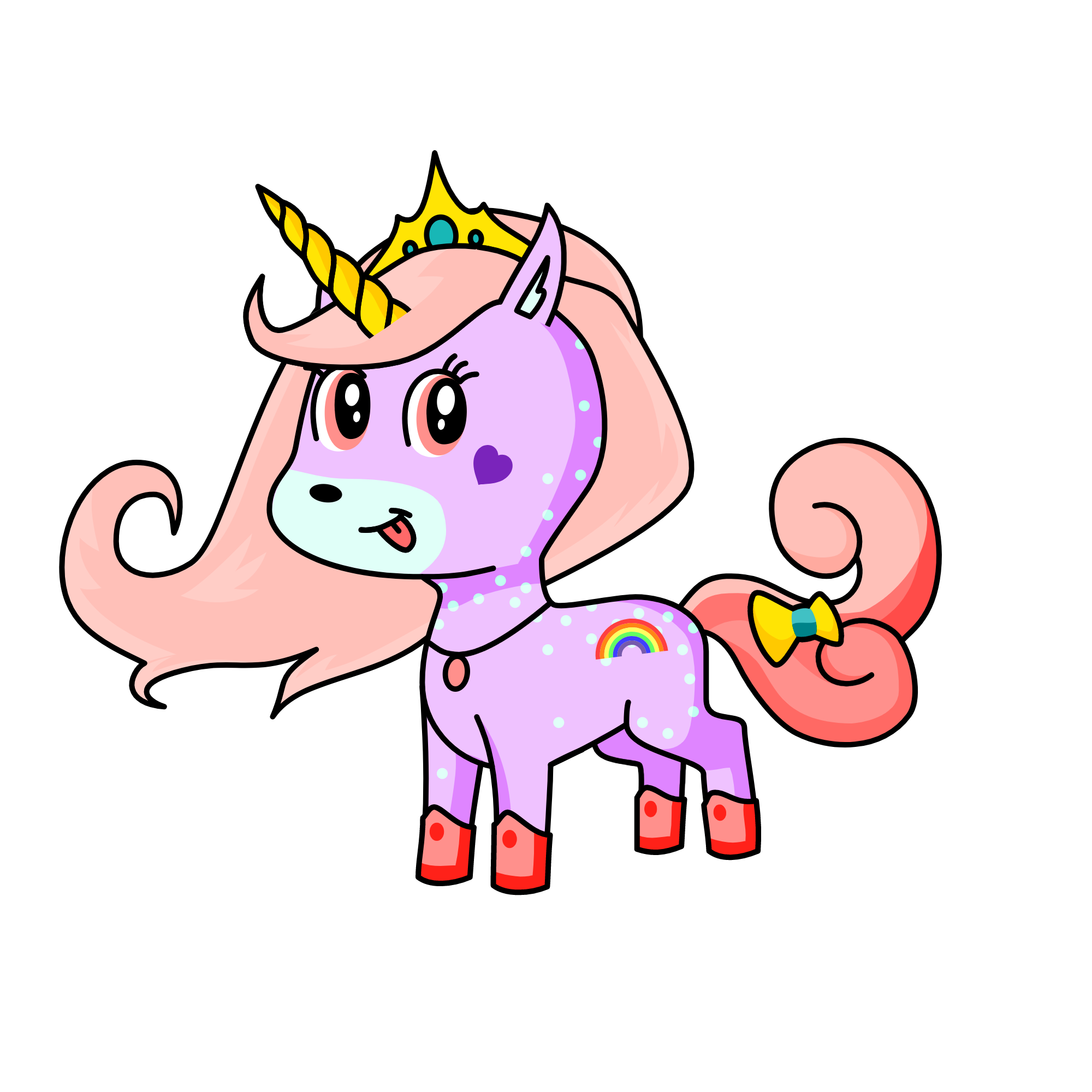 rainbowy, the unicorn