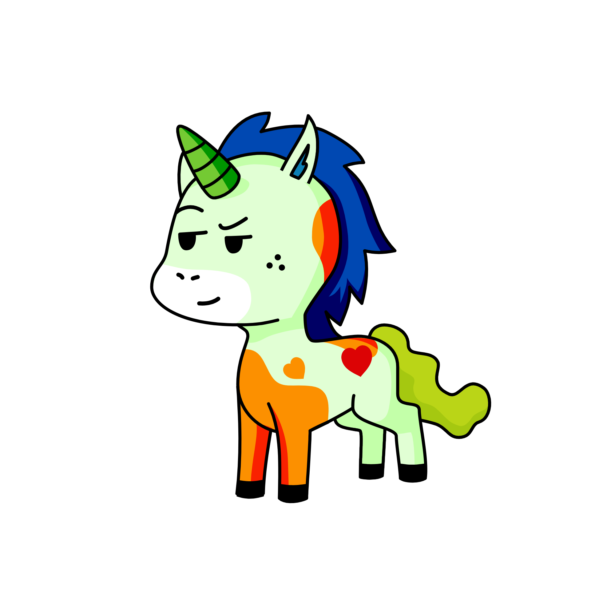 poop, the unicorn