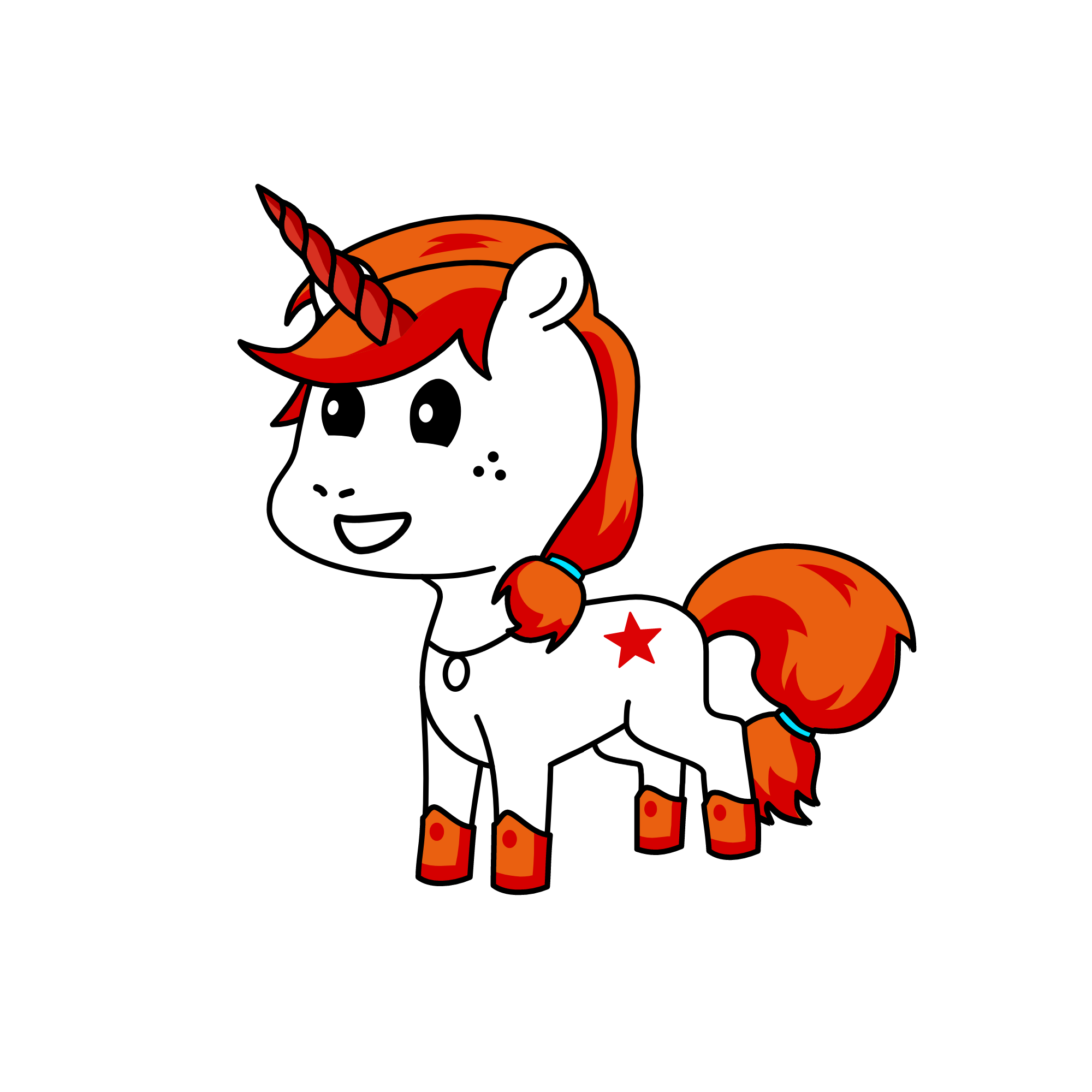 rose, the unicorn