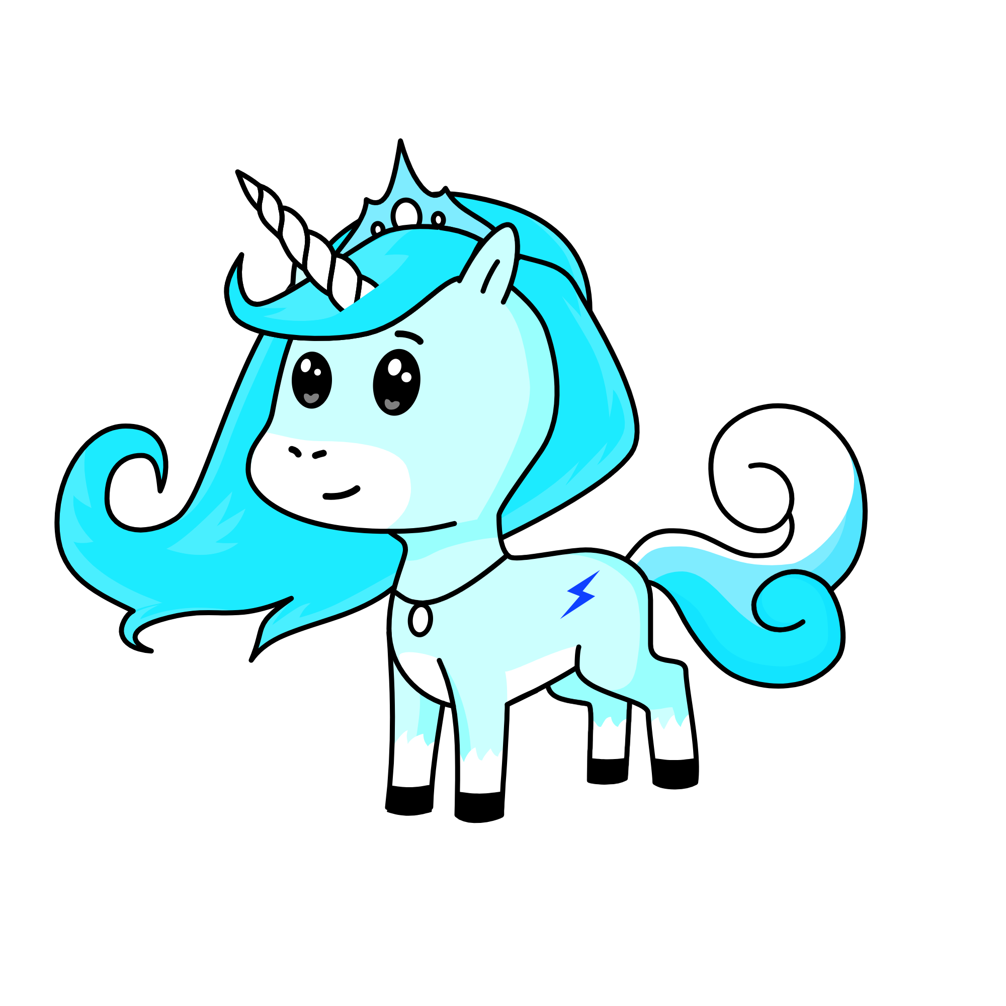 Icy, the unicorn
