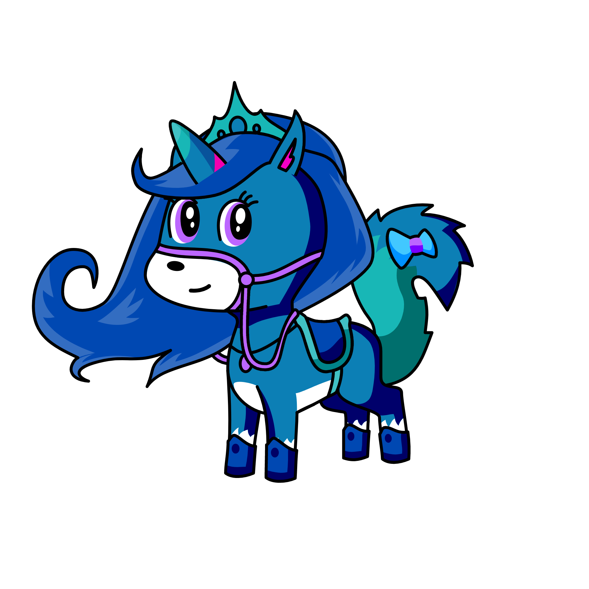ice princess, the unicorn