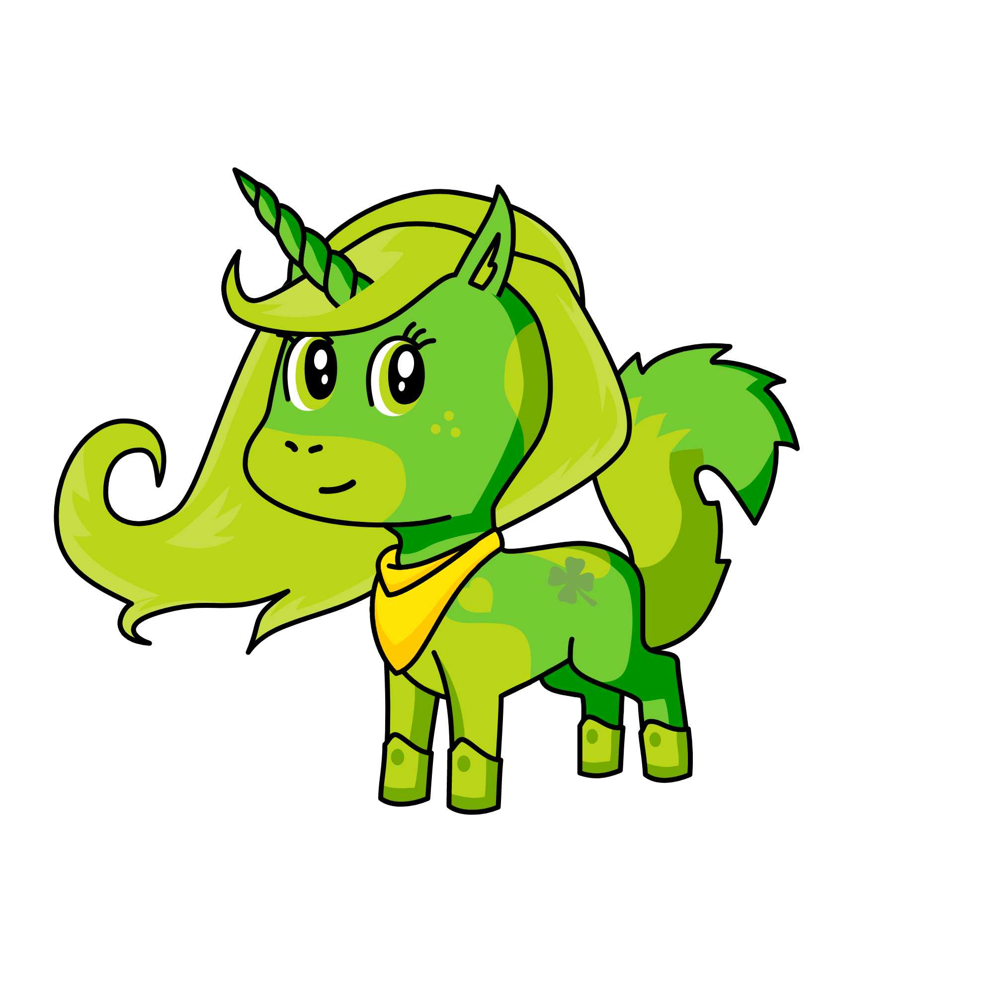Clover, the unicorn