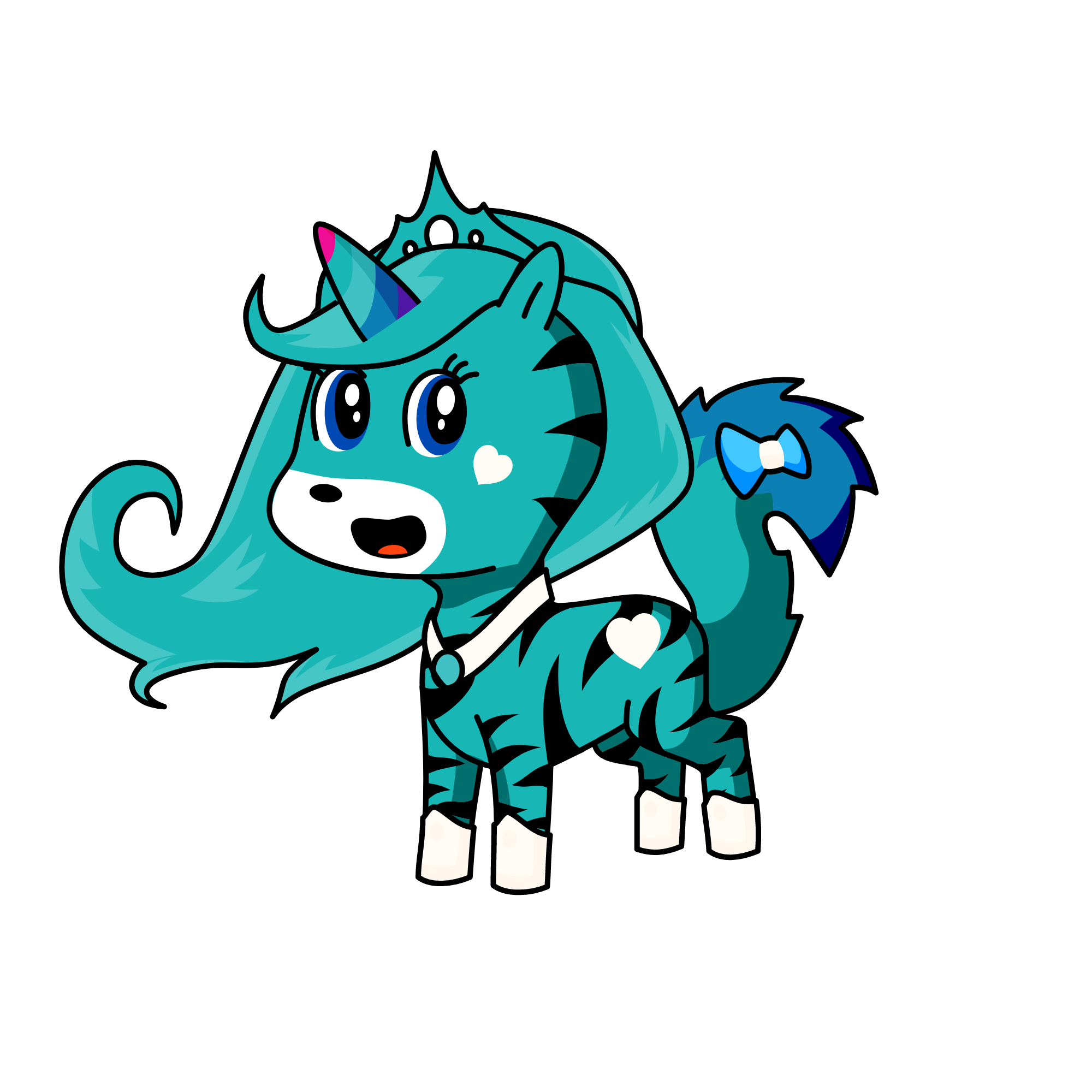 cloud princess or sleep princess, the unicorn