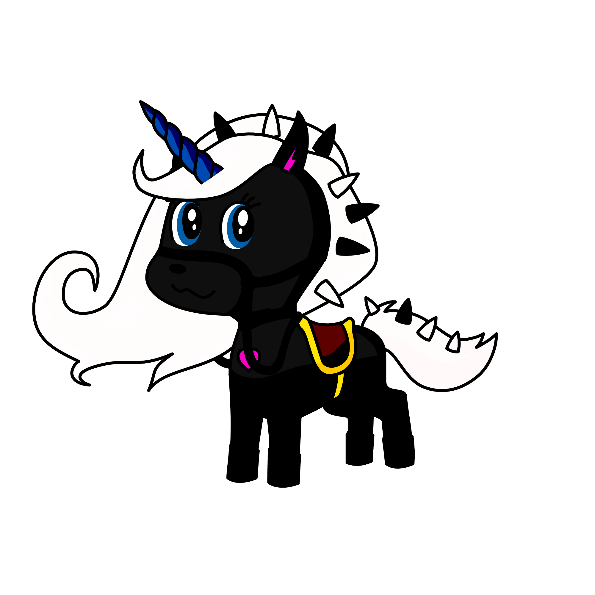 darky, the unicorn