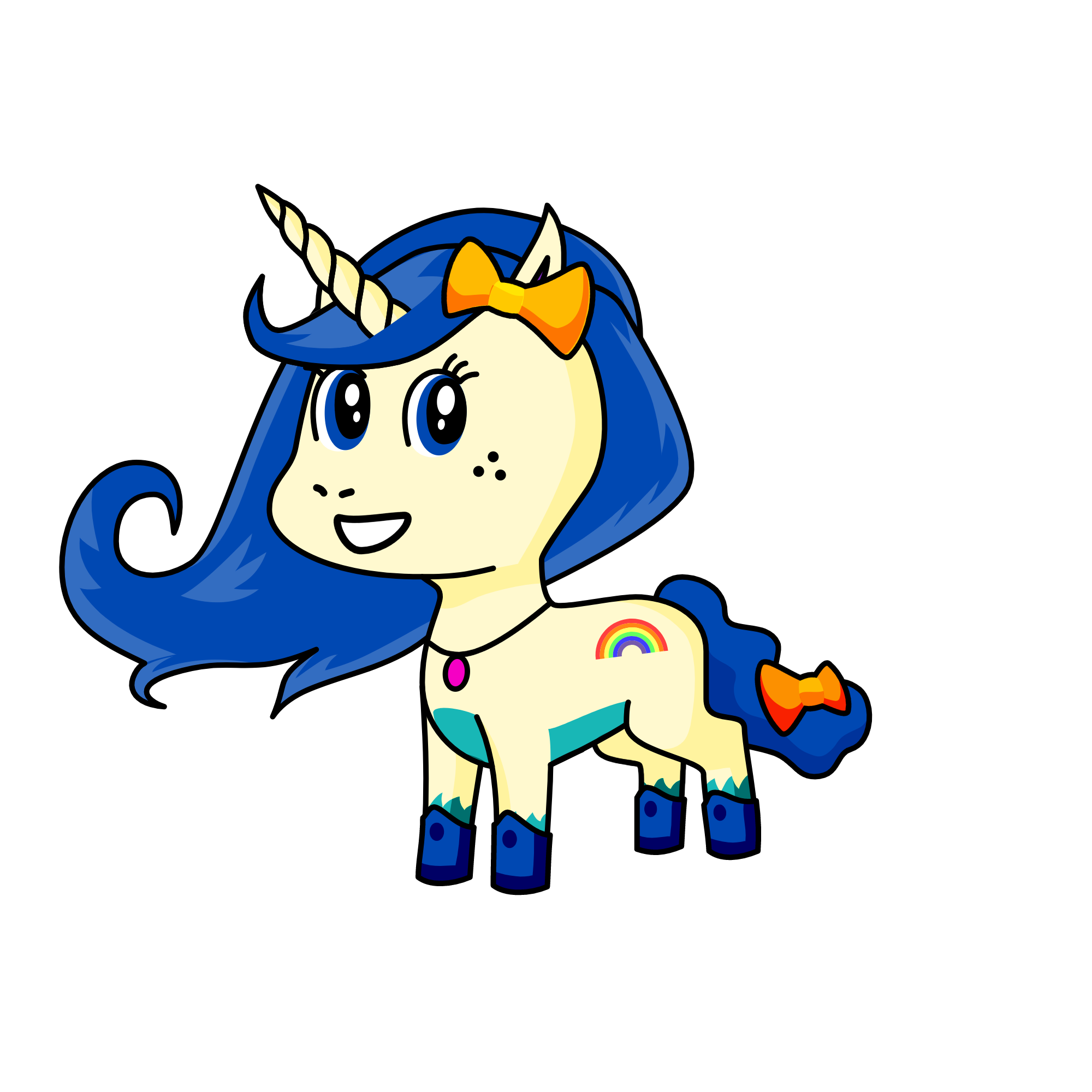Goldie Robert, the unicorn