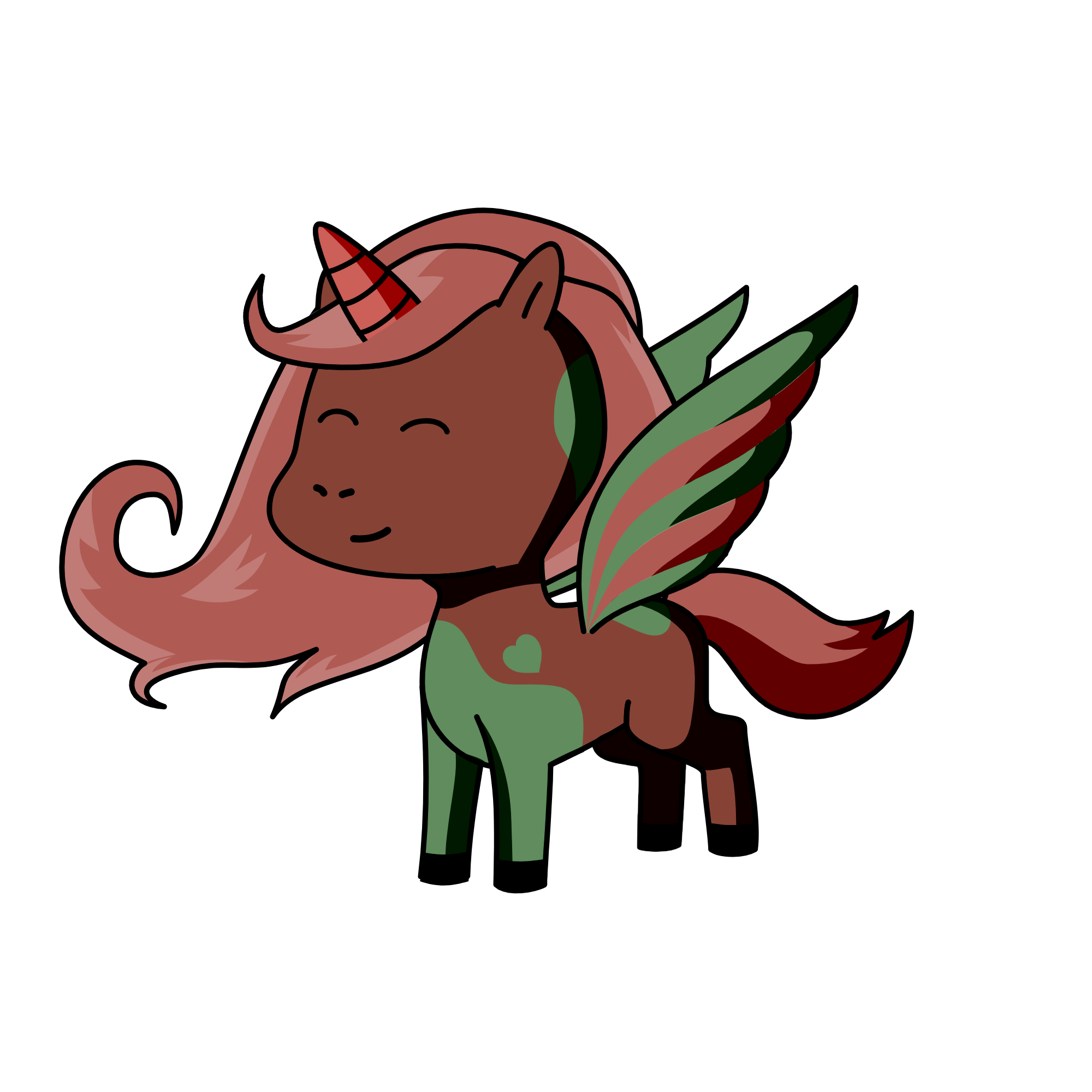 Poopy, the unicorn
