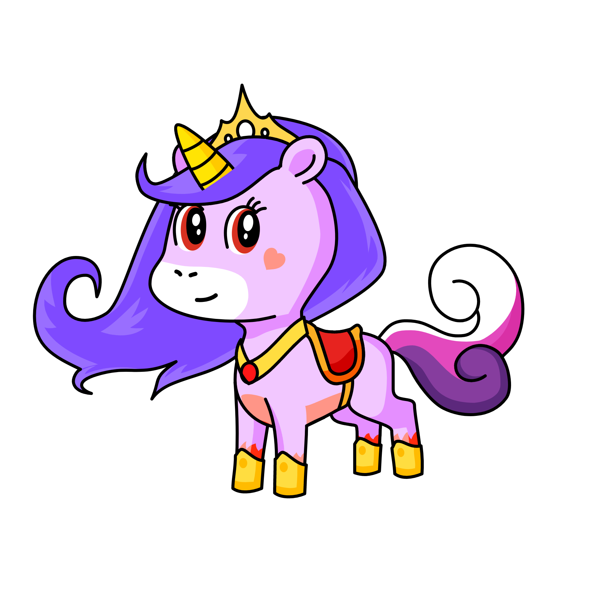 princess, the unicorn