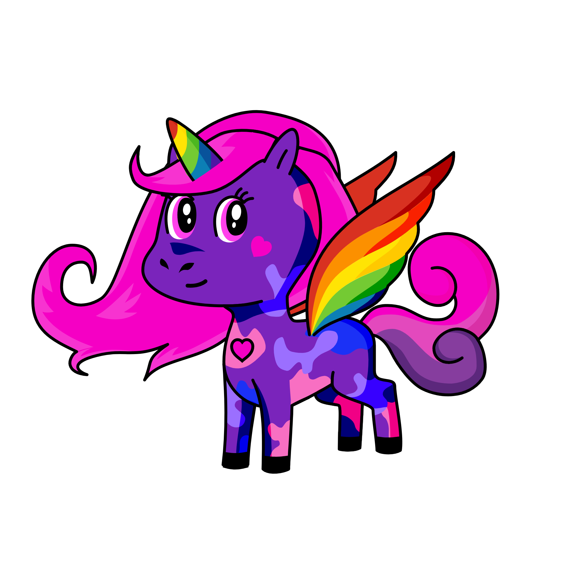 Cotton candy, the unicorn