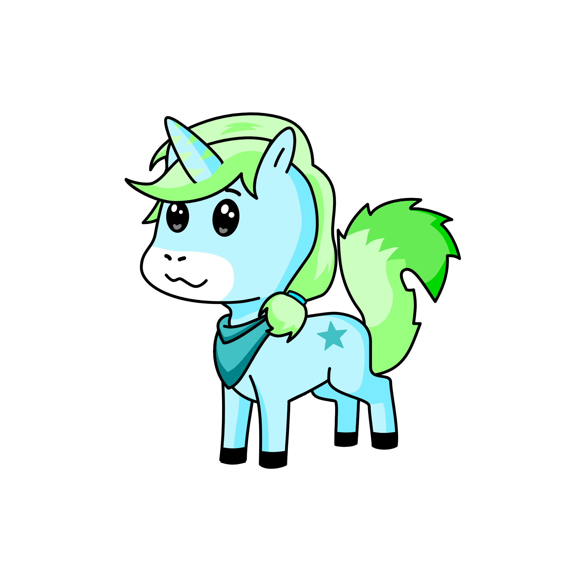 minty, the unicorn