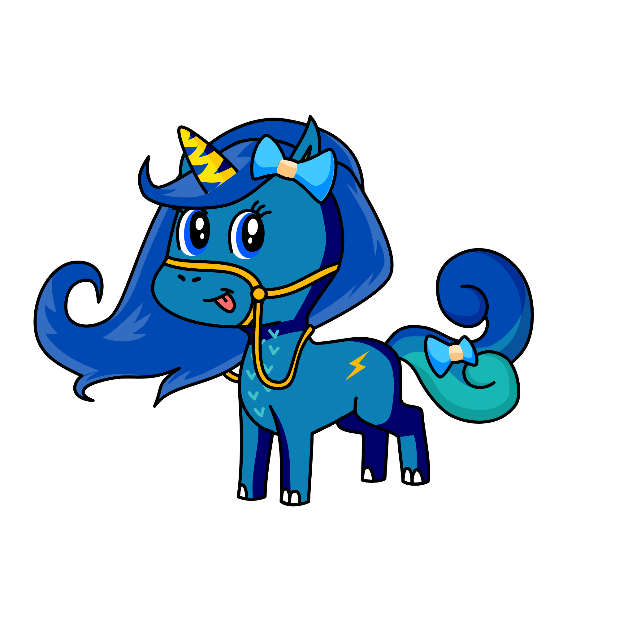 Sky, the unicorn