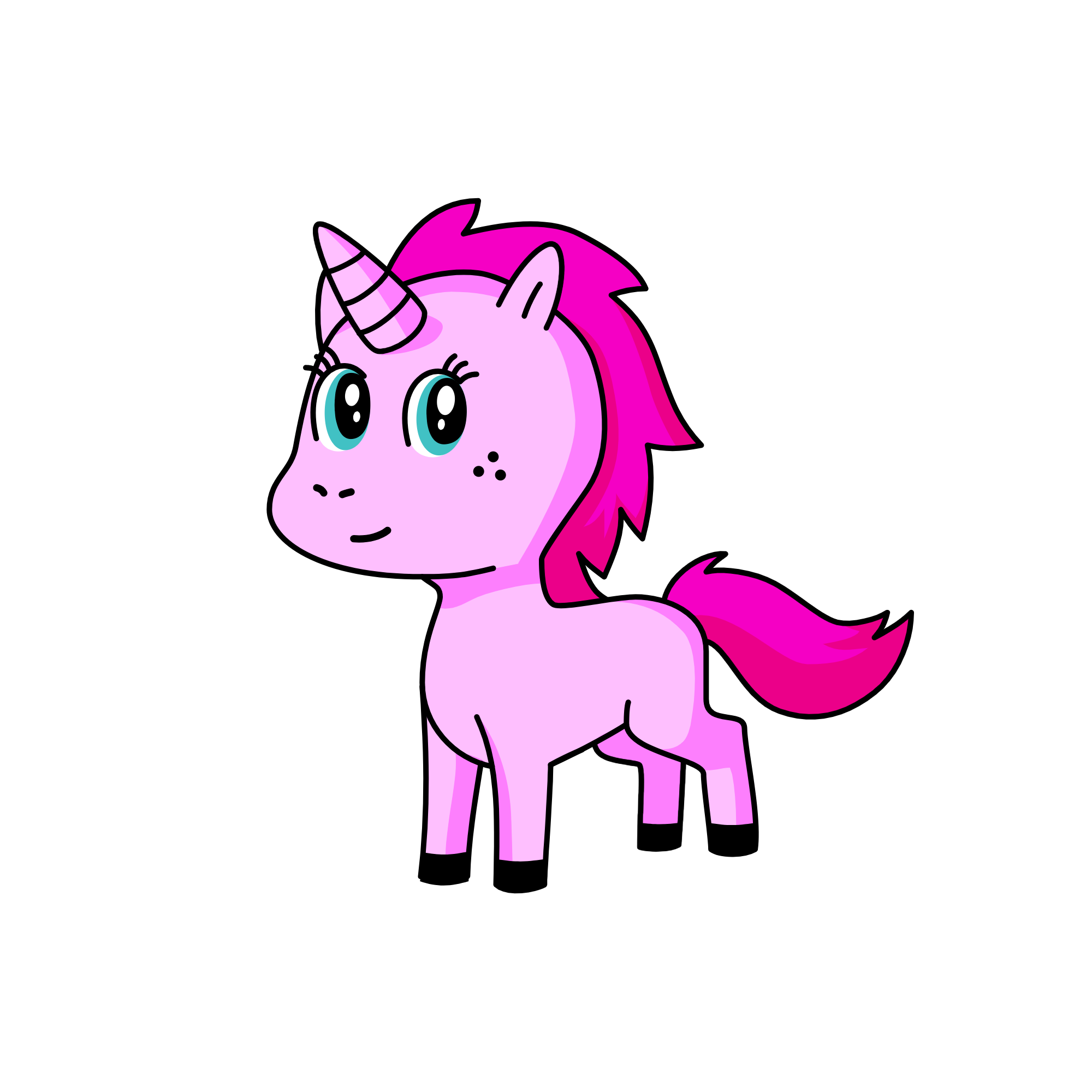 pinky, the unicorn