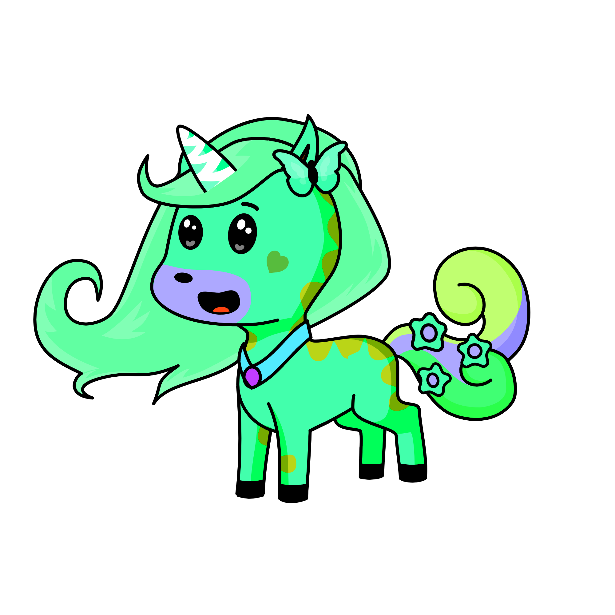 aqua, the unicorn