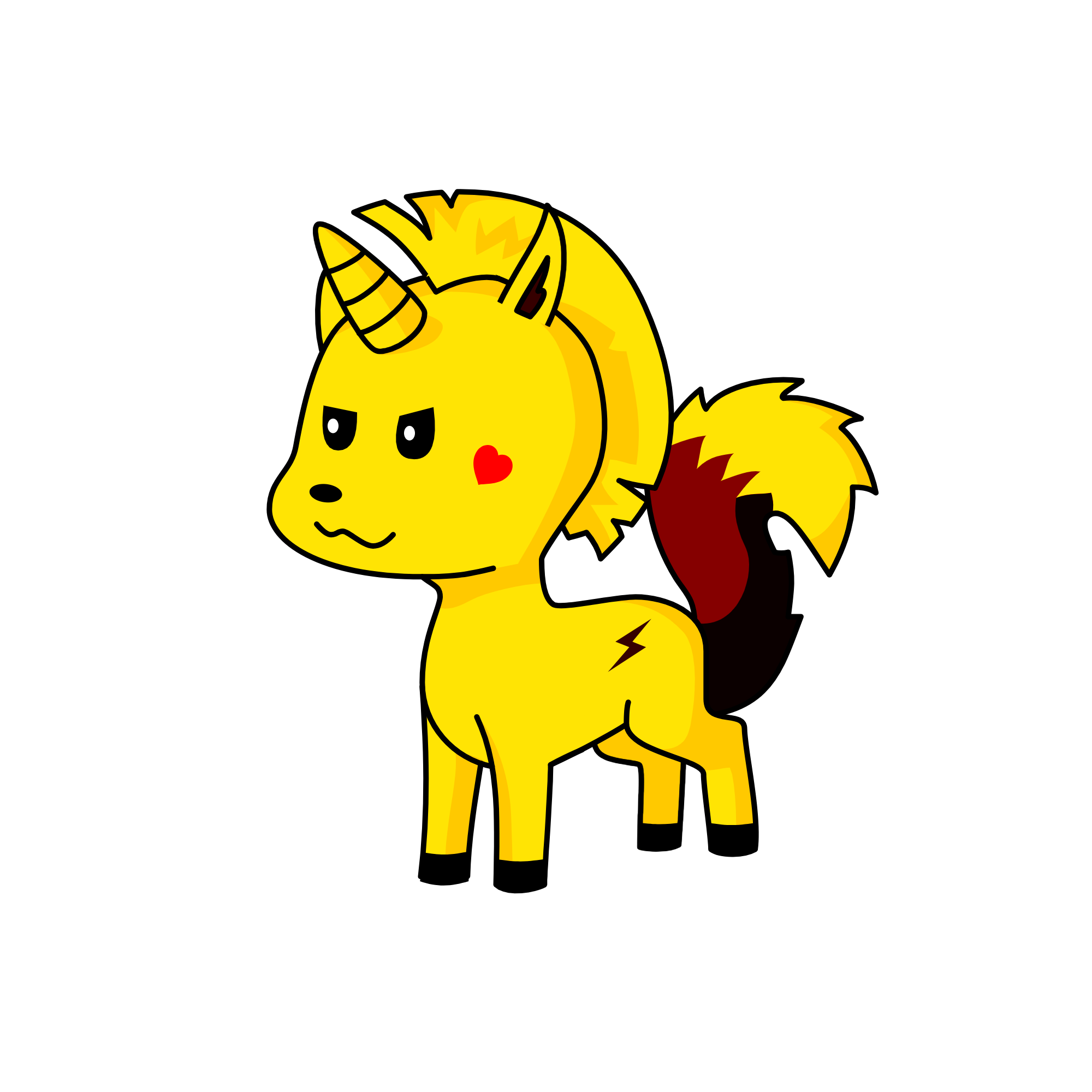 Pikachu :3, the unicorn