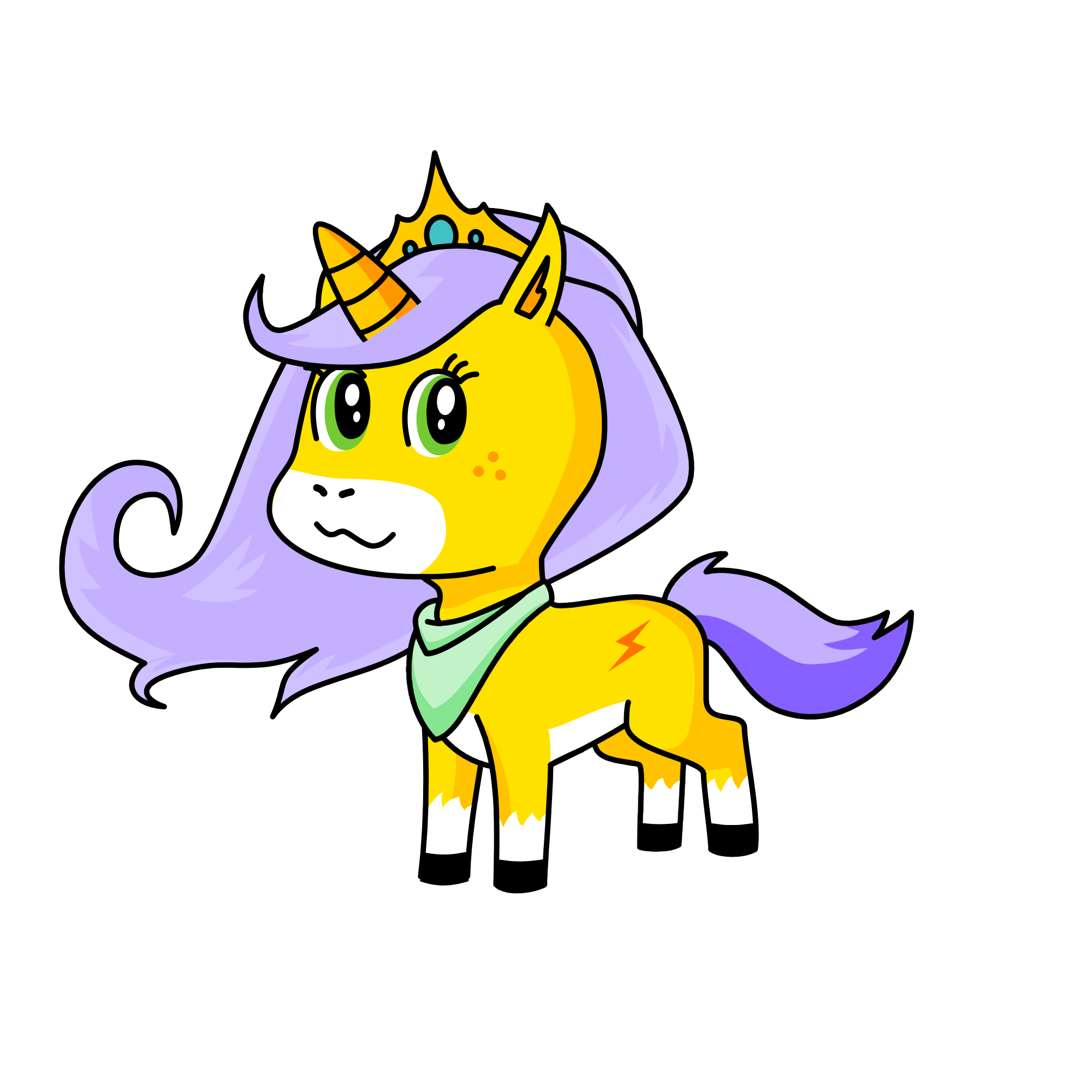 Sunshine, the unicorn