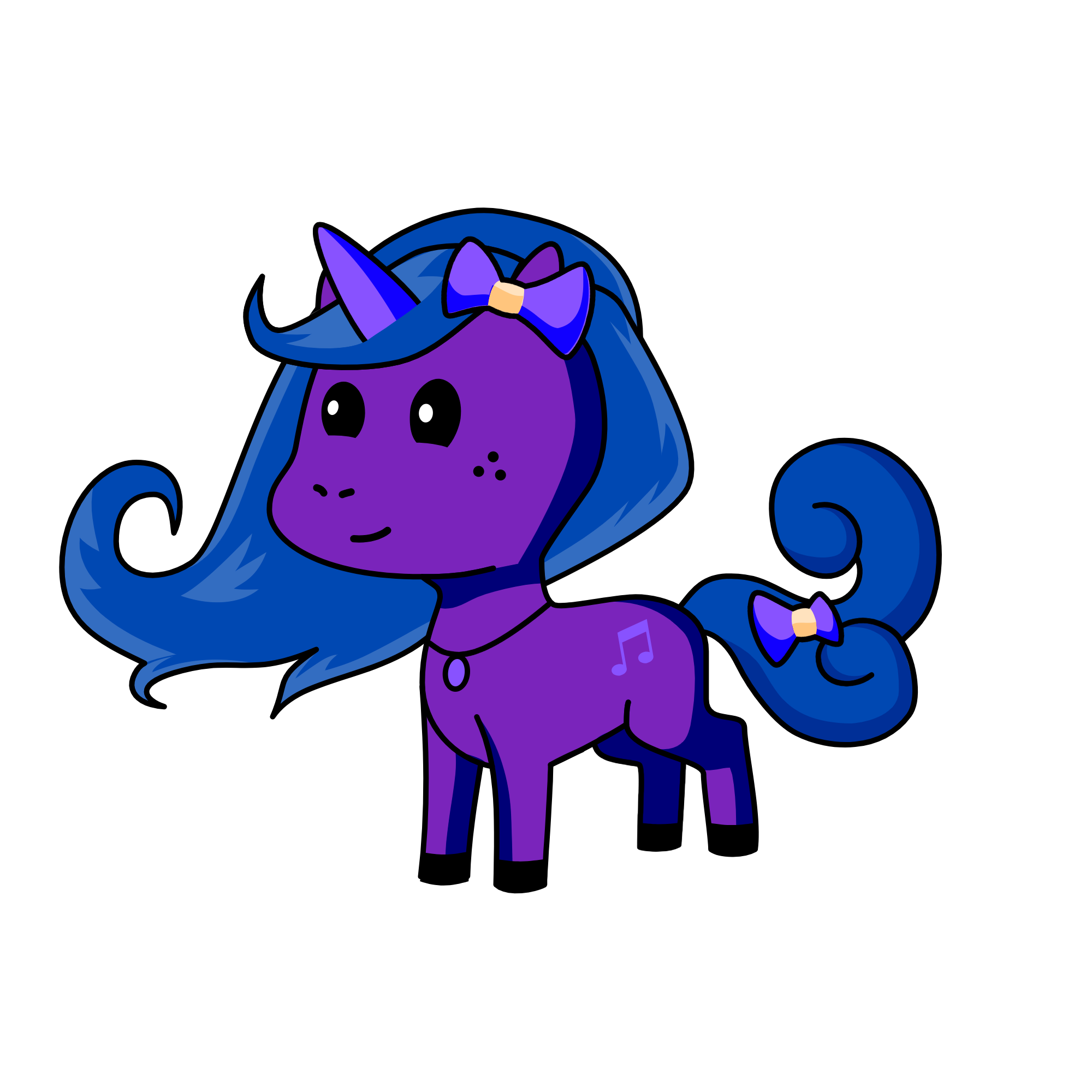 Luna, the unicorn