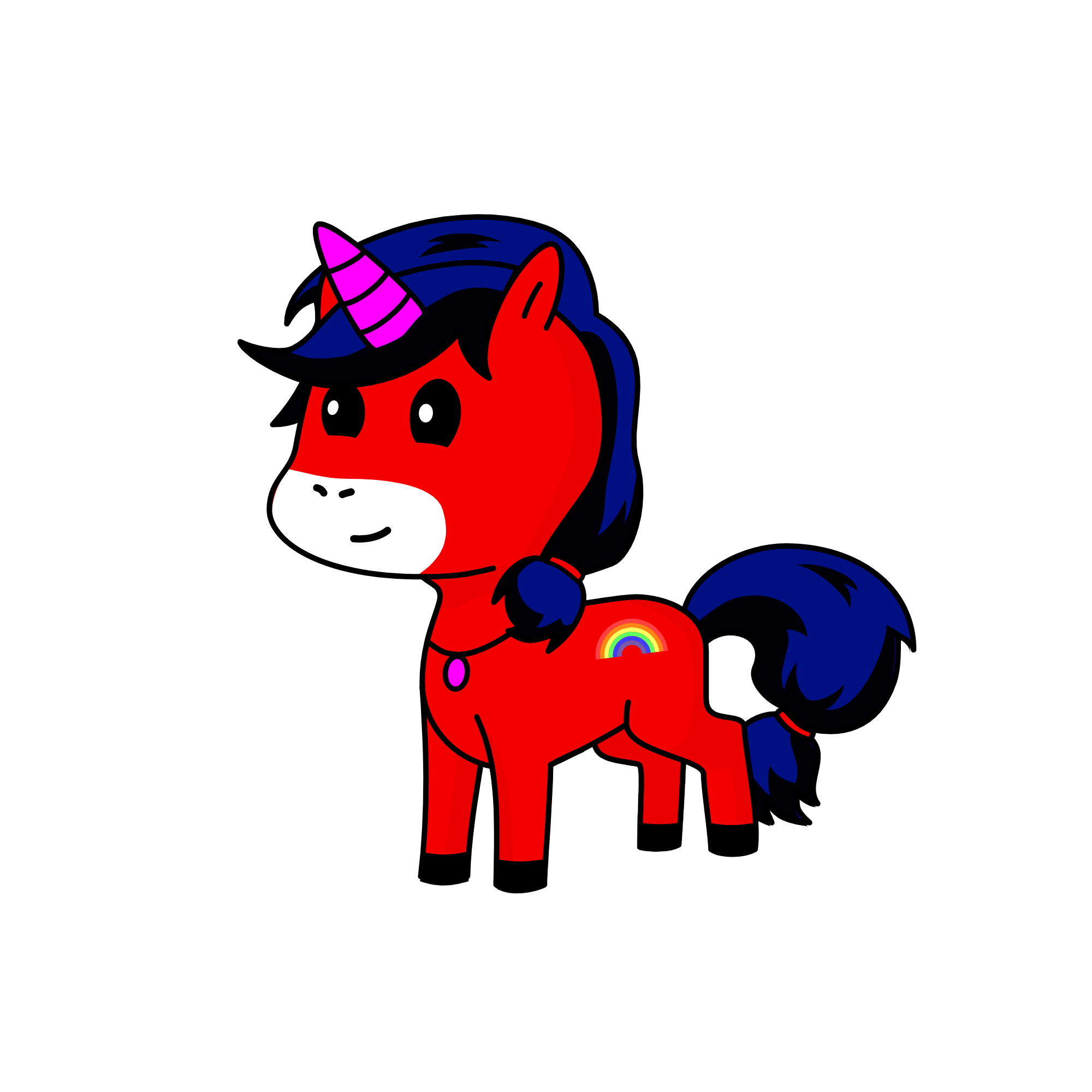 Lady Bug, the unicorn