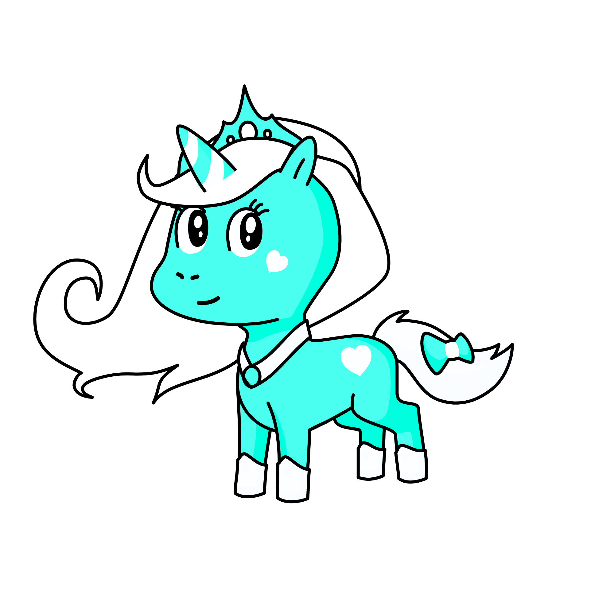 ice queen, the unicorn