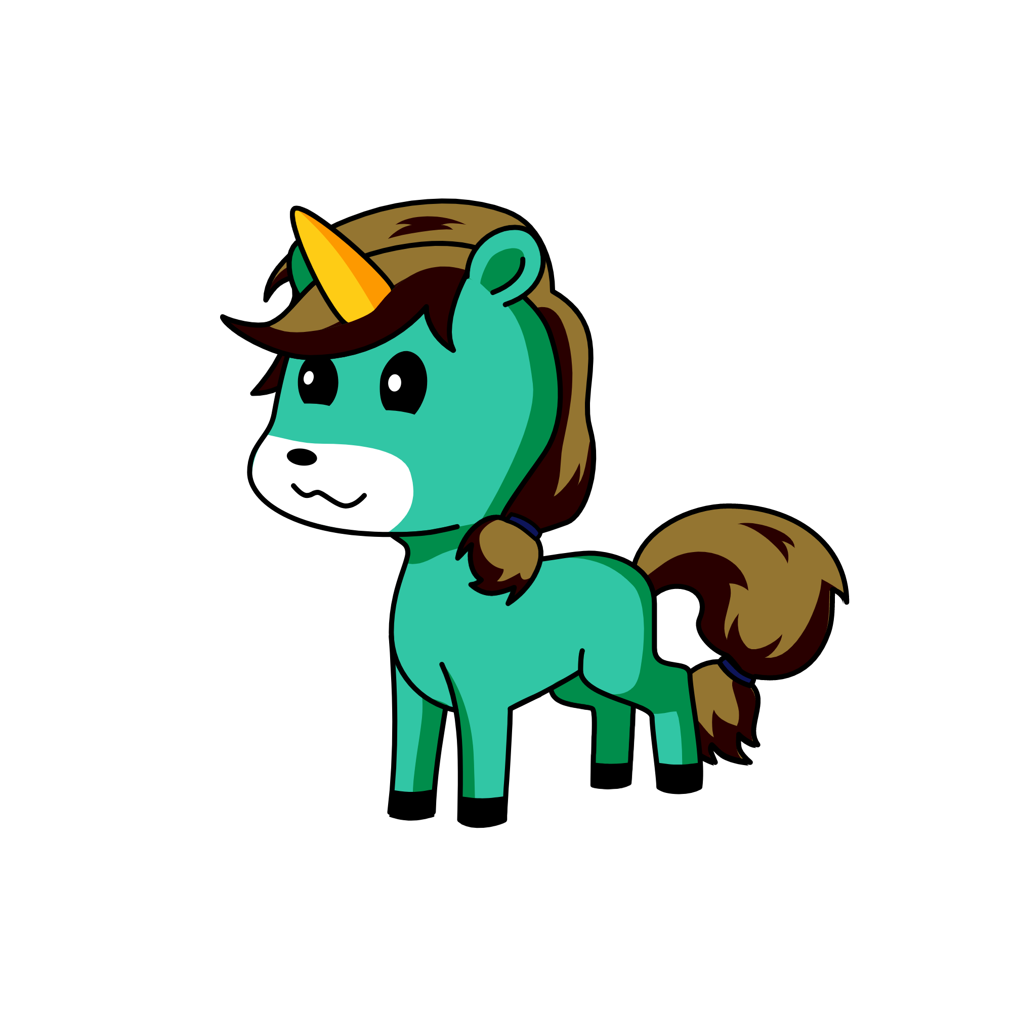 bam bam, the unicorn