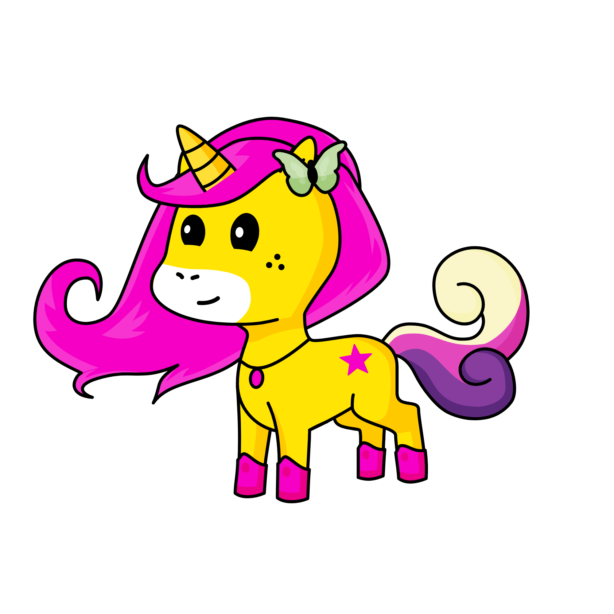 Rida belita, the unicorn