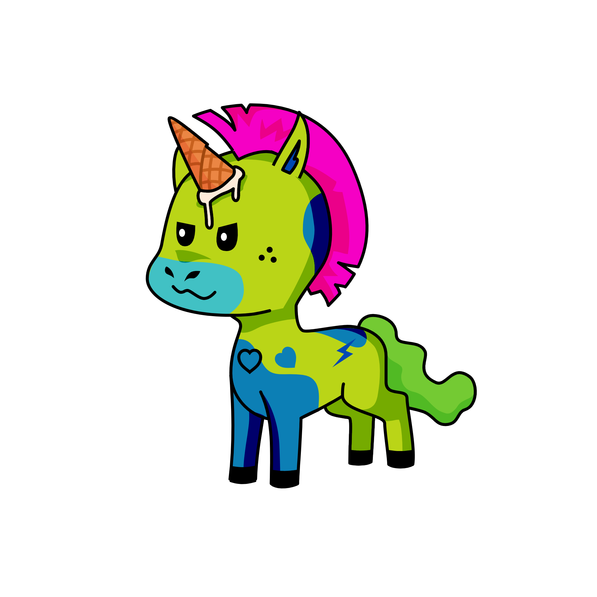 Blanky, the unicorn