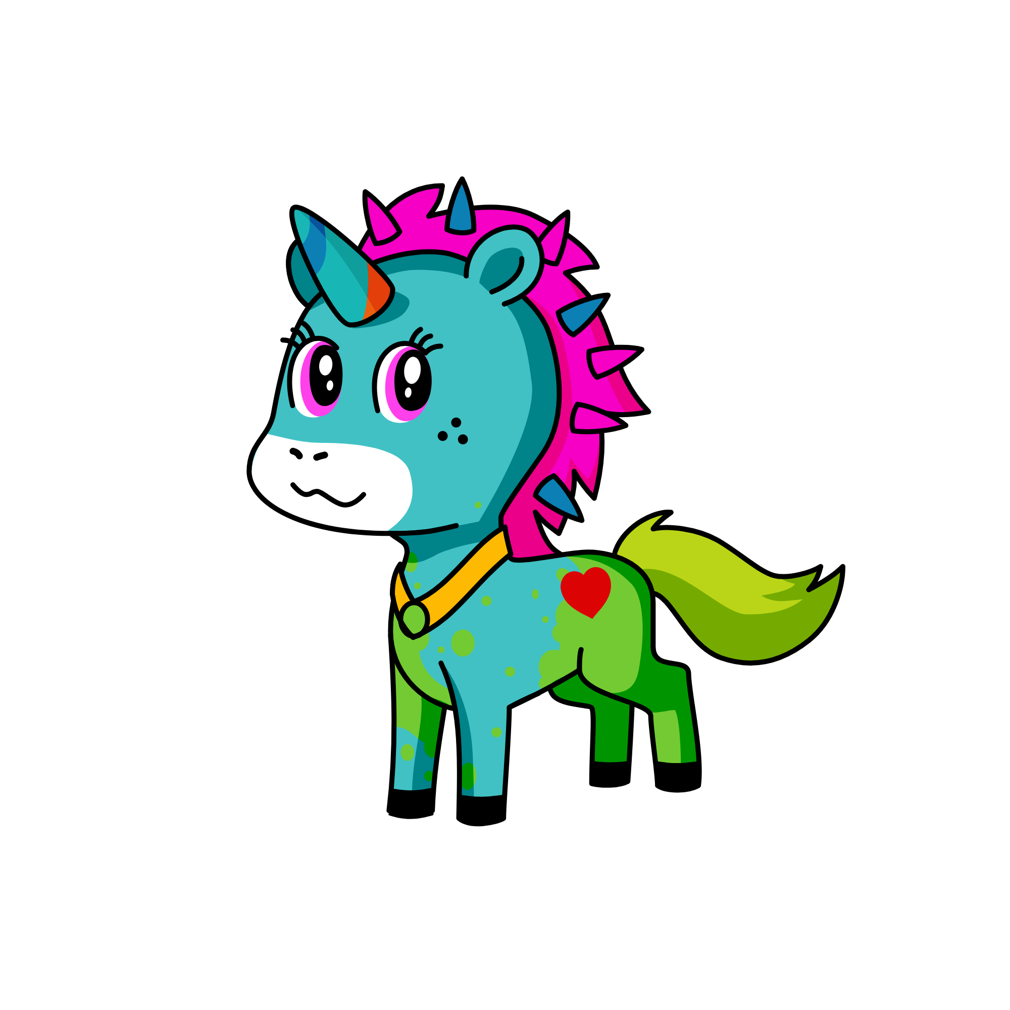 Evelyn, the unicorn