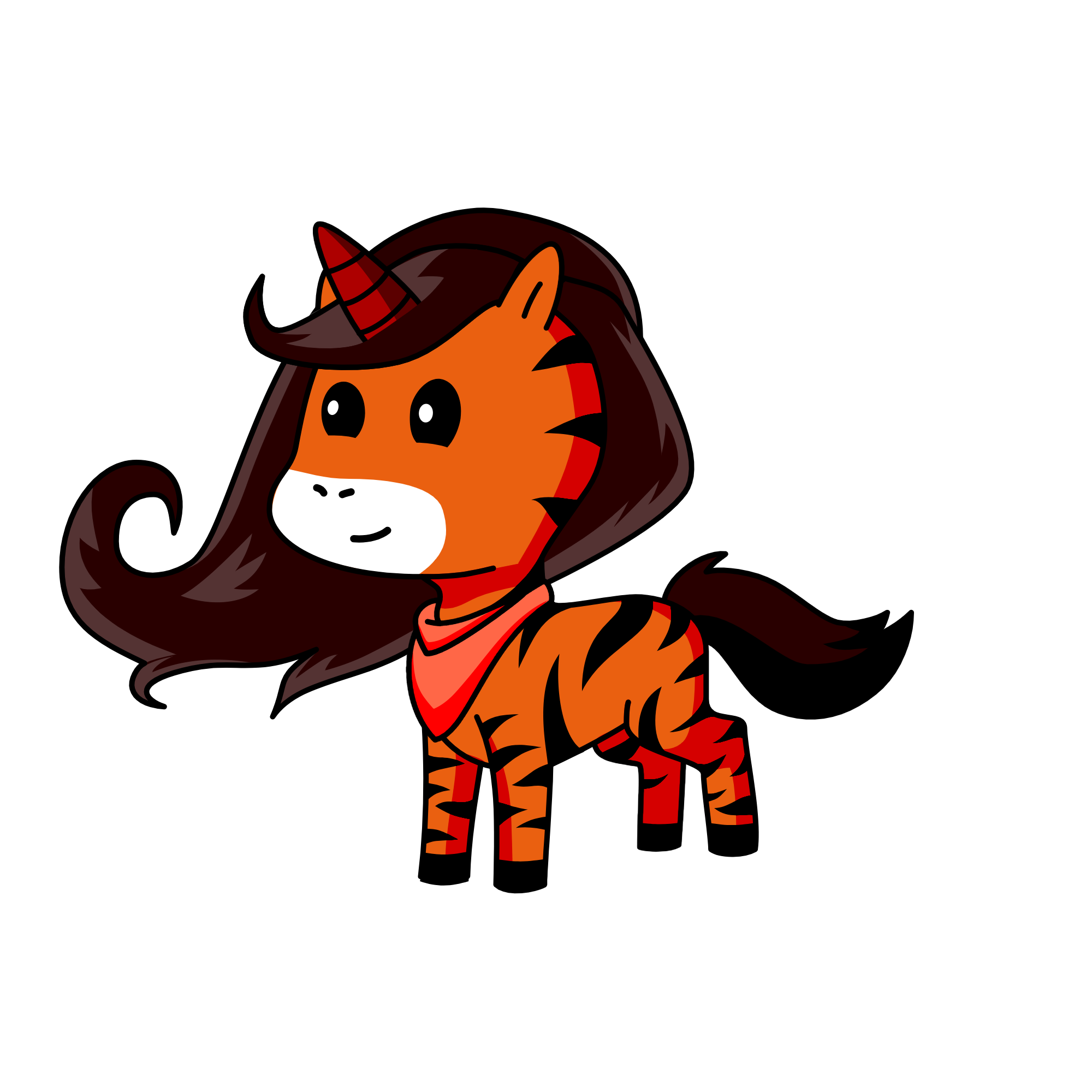 sister tiger, the unicorn