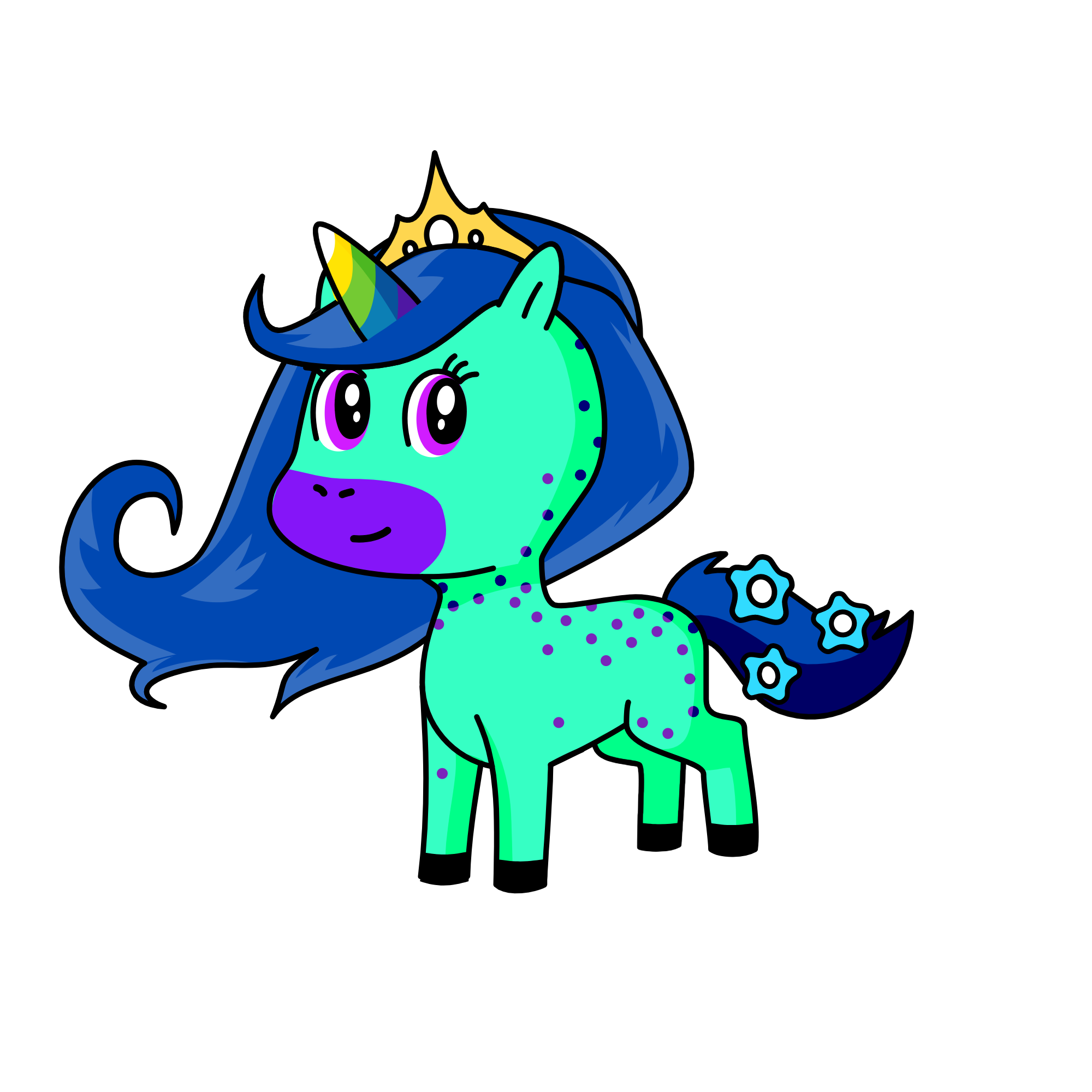 saturne, the unicorn