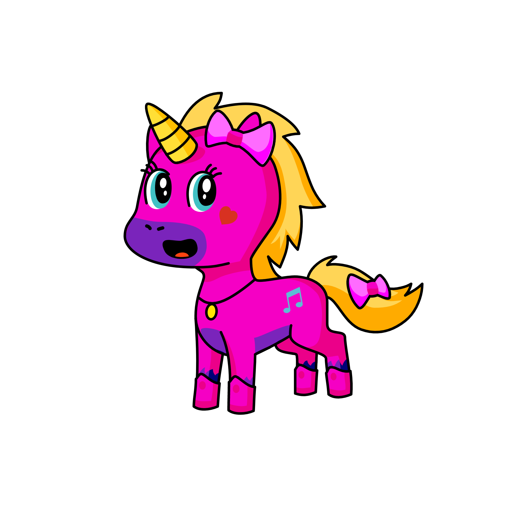 Blossom Shimmer, the unicorn