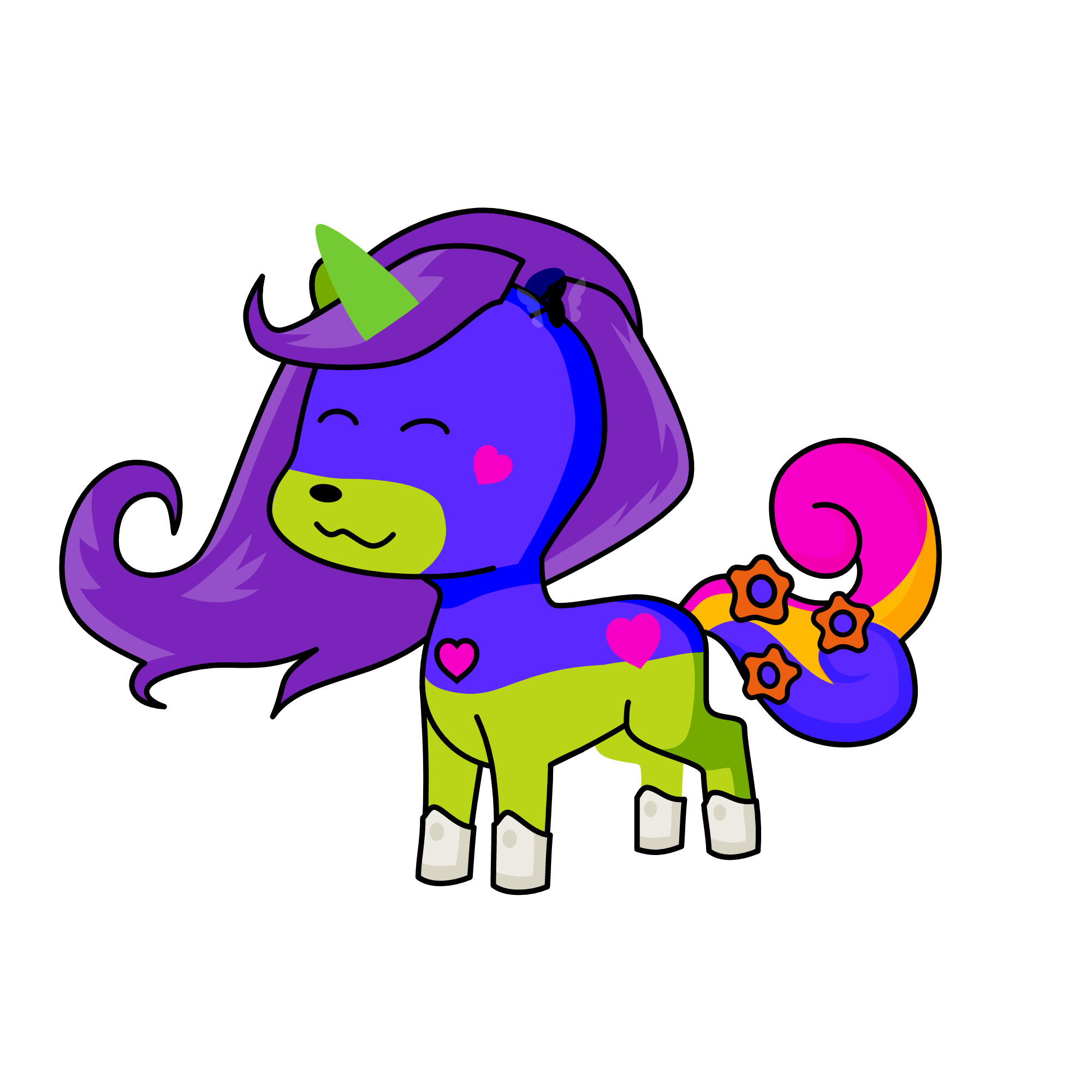 çjl,py,kjyjg]da~g, the unicorn