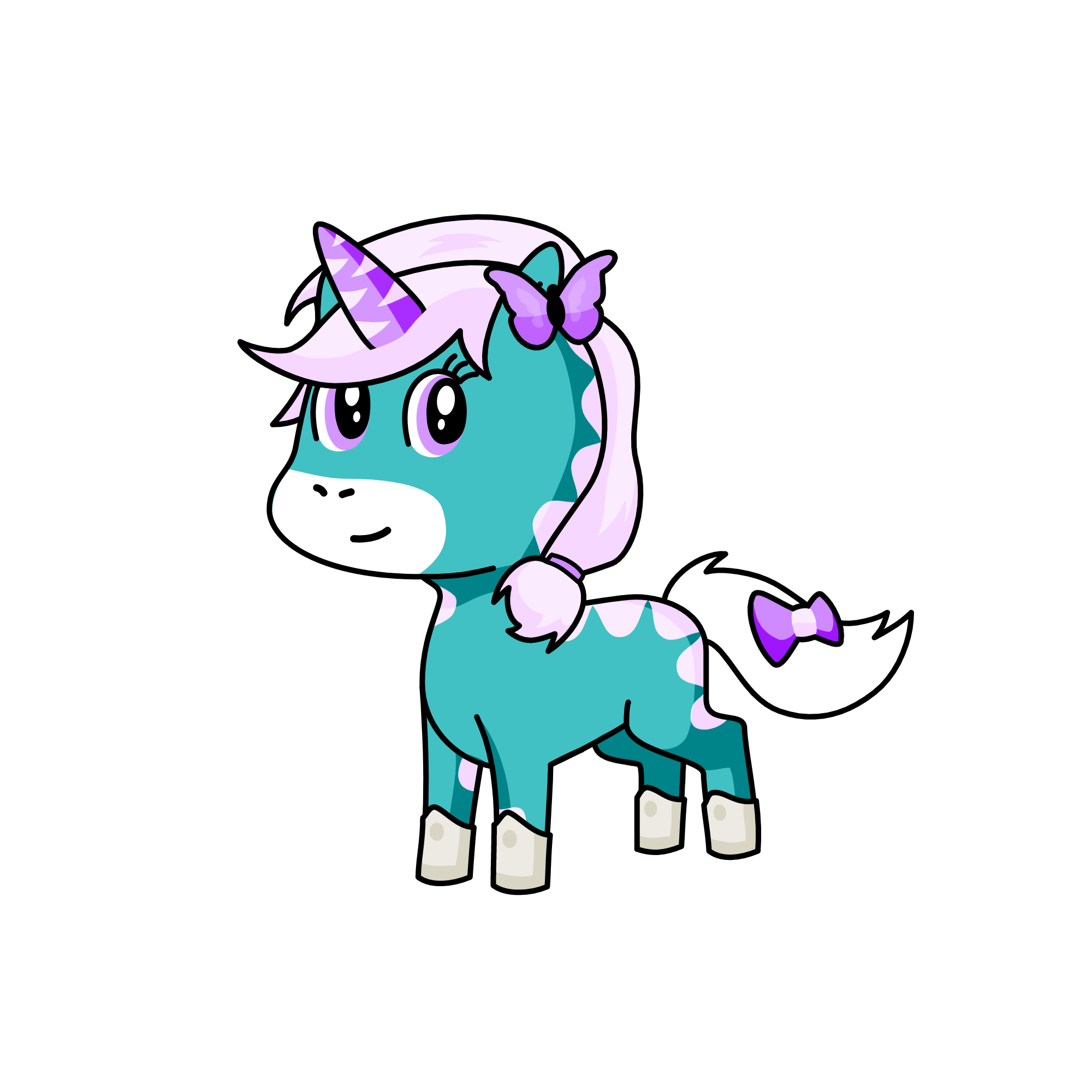 Moonlight, the unicorn