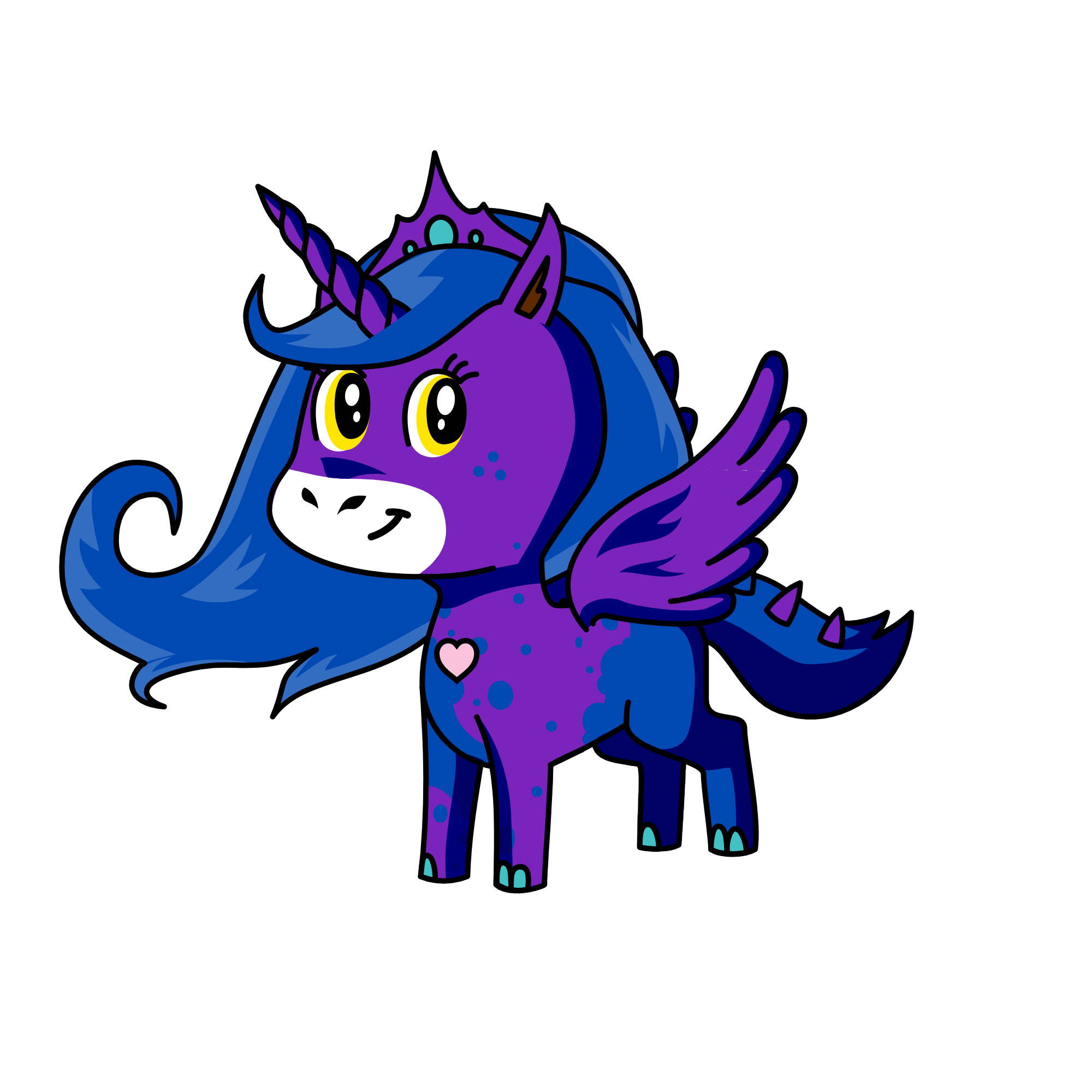 Moon, the unicorn