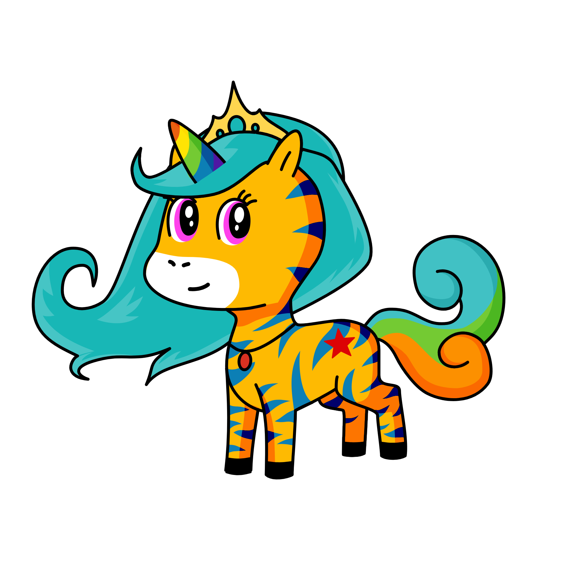 Elle, the unicorn