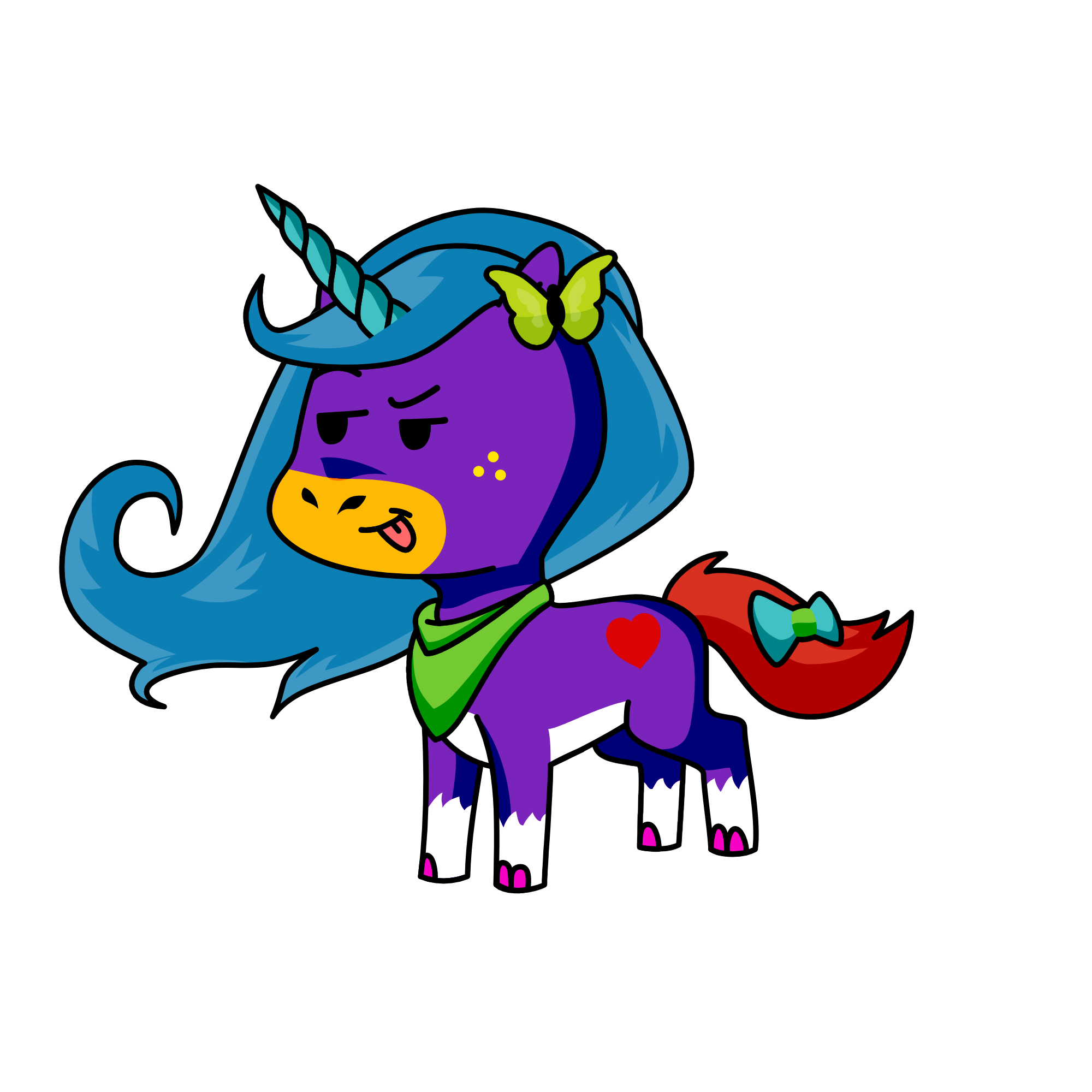 Gabby, the unicorn