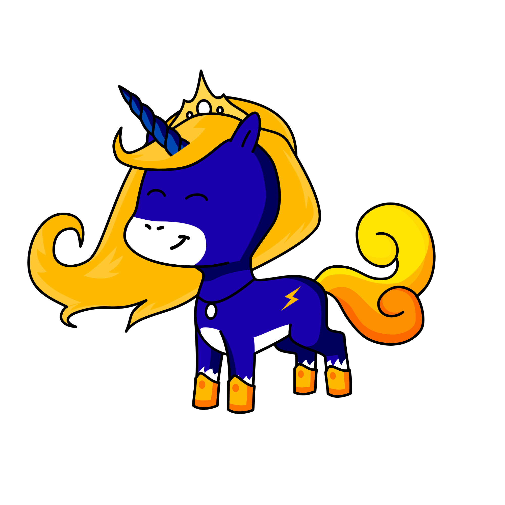 Miss Midnight, the unicorn