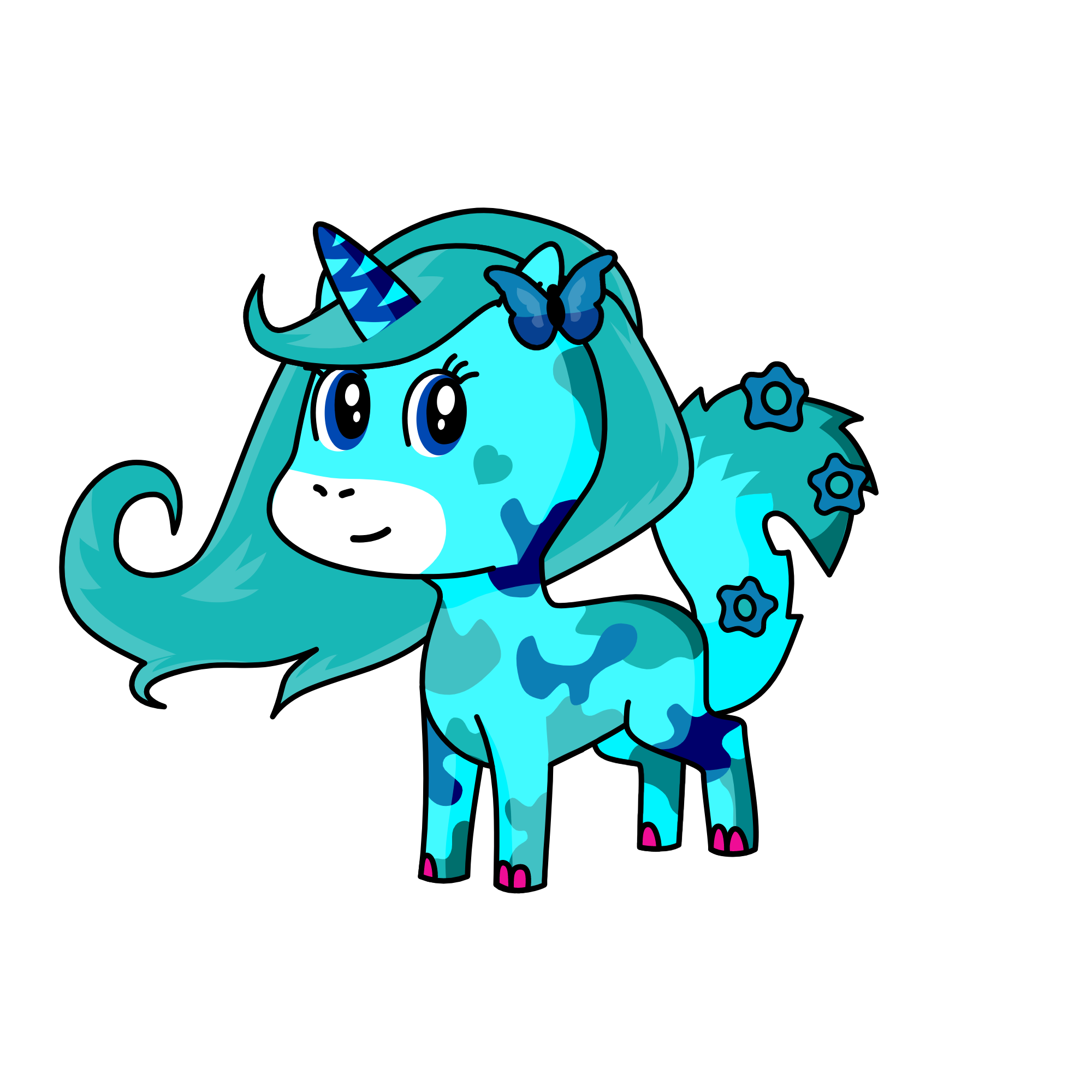 Icey, the unicorn