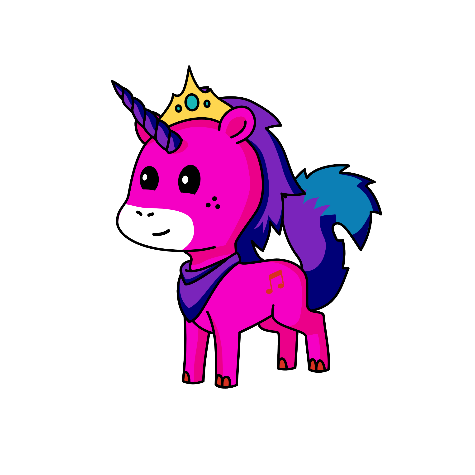 Queen of cornify, the unicorn