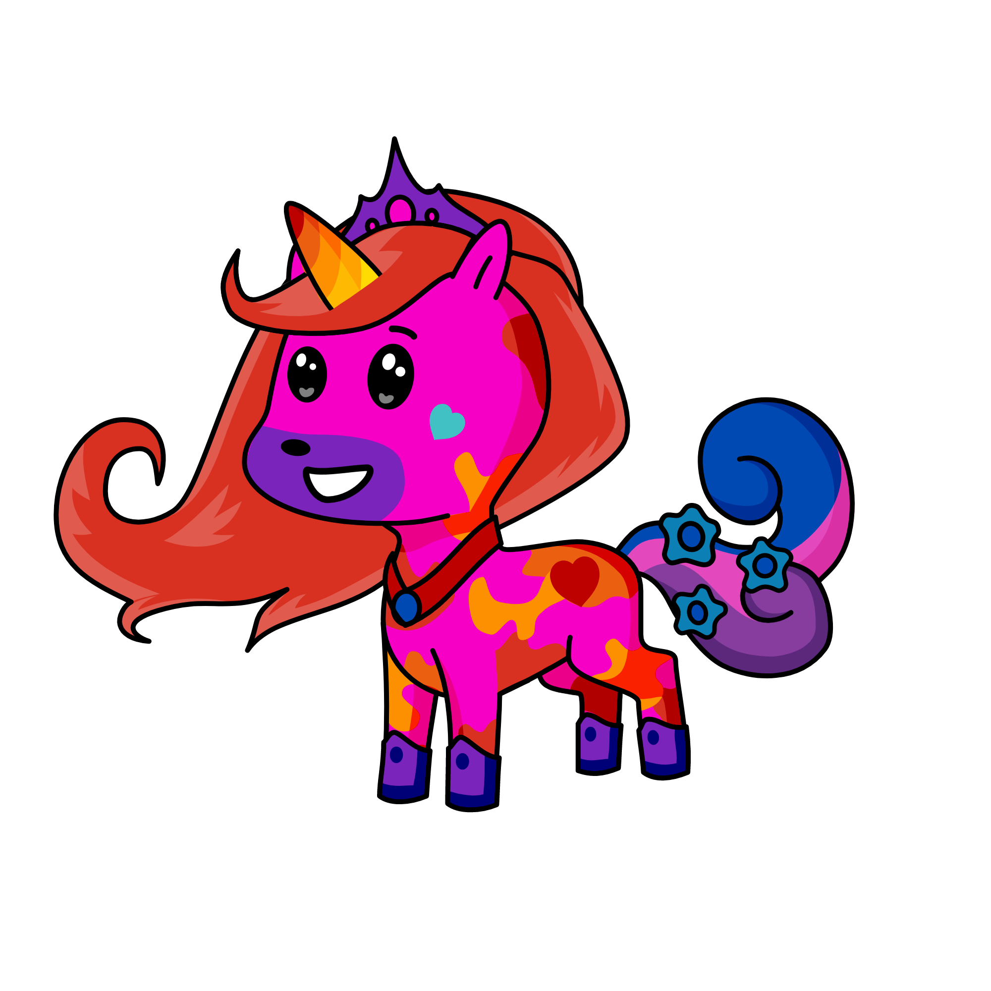 Princess Rainbow, the unicorn