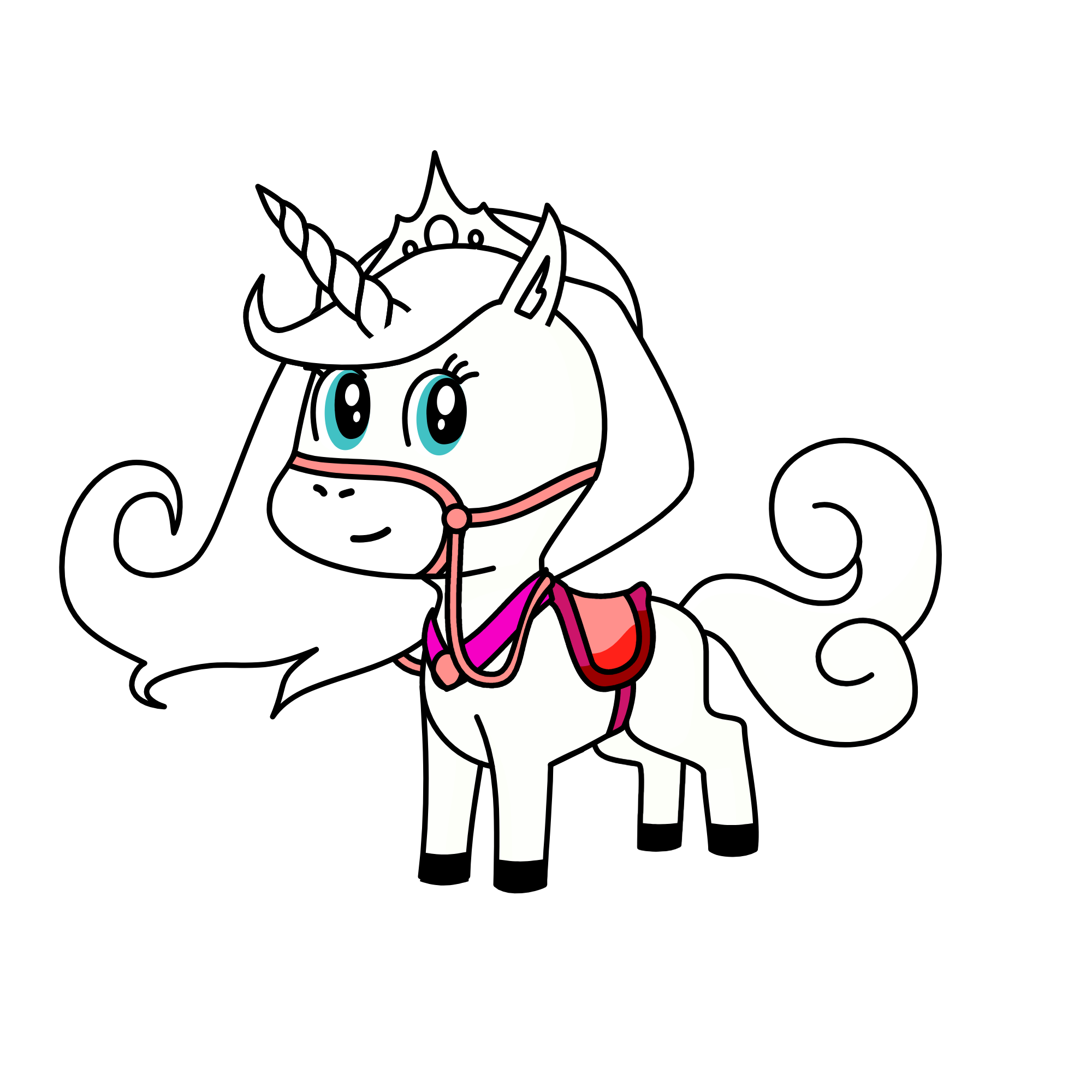 Princess Snow, the unicorn