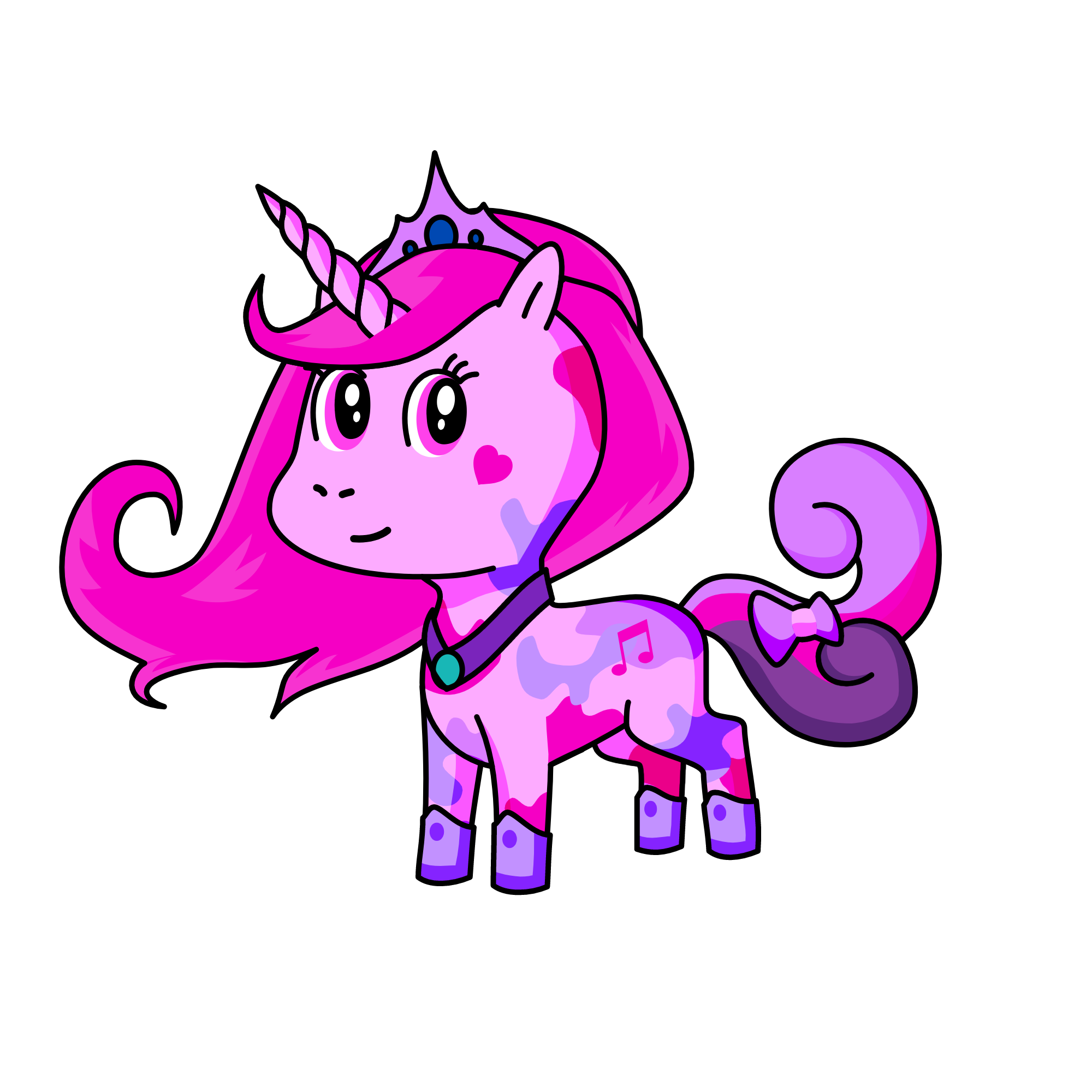 Musicia, the unicorn